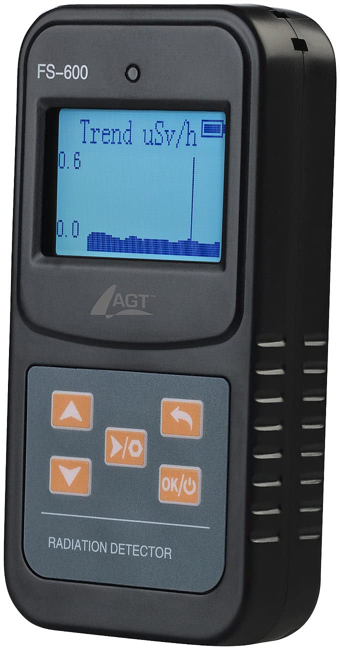 AGT Strahlenmessgerät: Digitaler Geigerzähler & Dosimeter für Alpha-, Beta- & Gammastrahlung (Geigerzähler Alpha- Beta Gamma, Alphastrahlung, strahlenmessung)