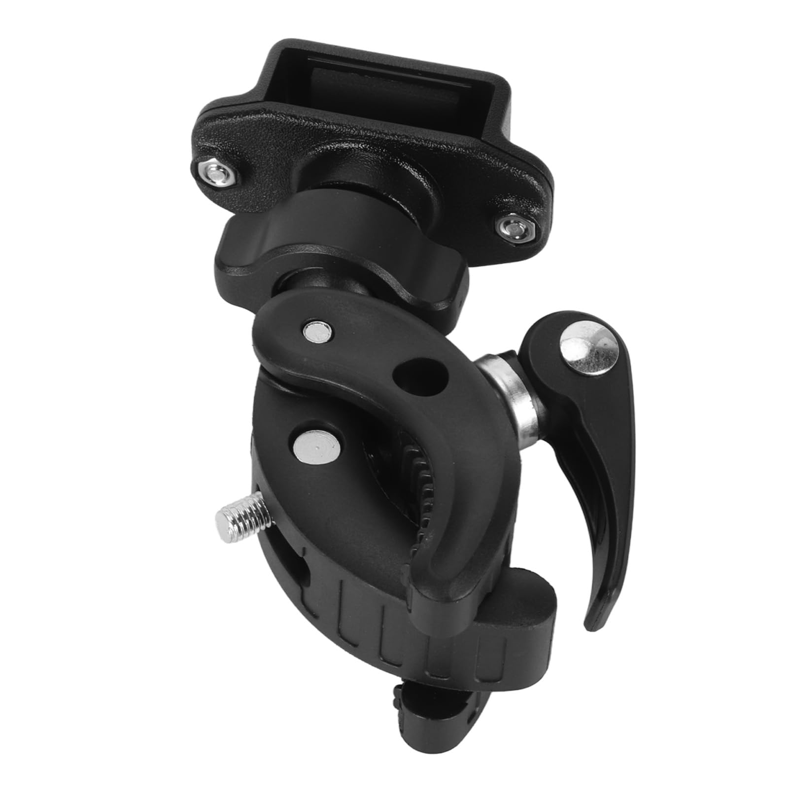 VBESTLIFE Walkie Talkie Bike Mount, Secure Mounting Bracket for Two-Way Radio, Compatible with, Anytone, Cobra, Hand CB Radios, Easily Accessible Handlebar Mount for