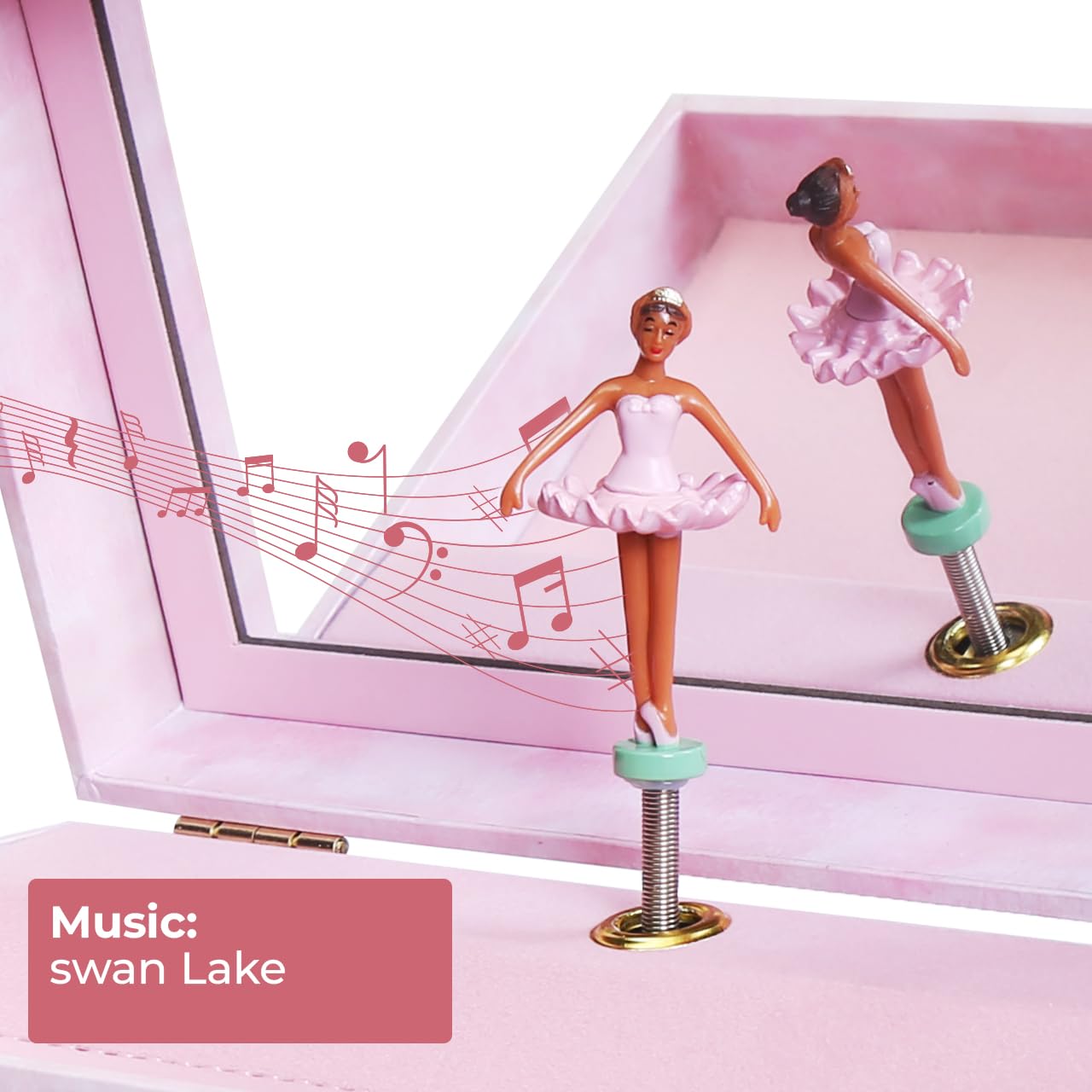 Amazon.com: Enchantmints Black Ballerina Jewelry Box for Girls