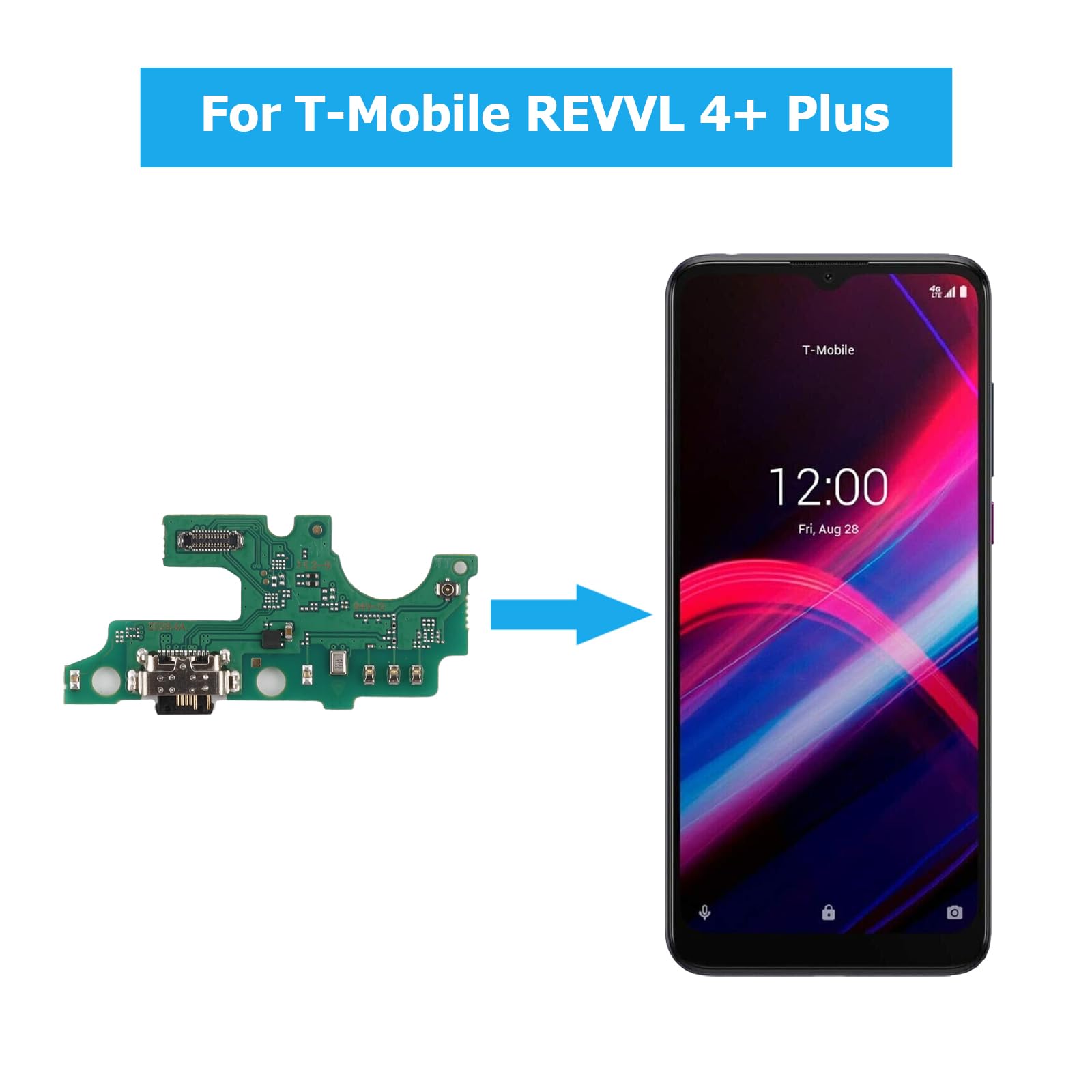 10 Connettori Porta Ricarica USB Per T-Mobile REVVL 4 Plus 5062Z/W &ndash; Nuovi Aperti