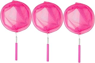 Toyvian 3pcs Kids Outdoor Toys Kids Fishing Toy Kids Toys for Boys Catcher Toy Fish Net for Kids Catcher Toys Nets Telescopic Nets Extendable Fishing Nets Tool Butterfly Net Fishnet Set