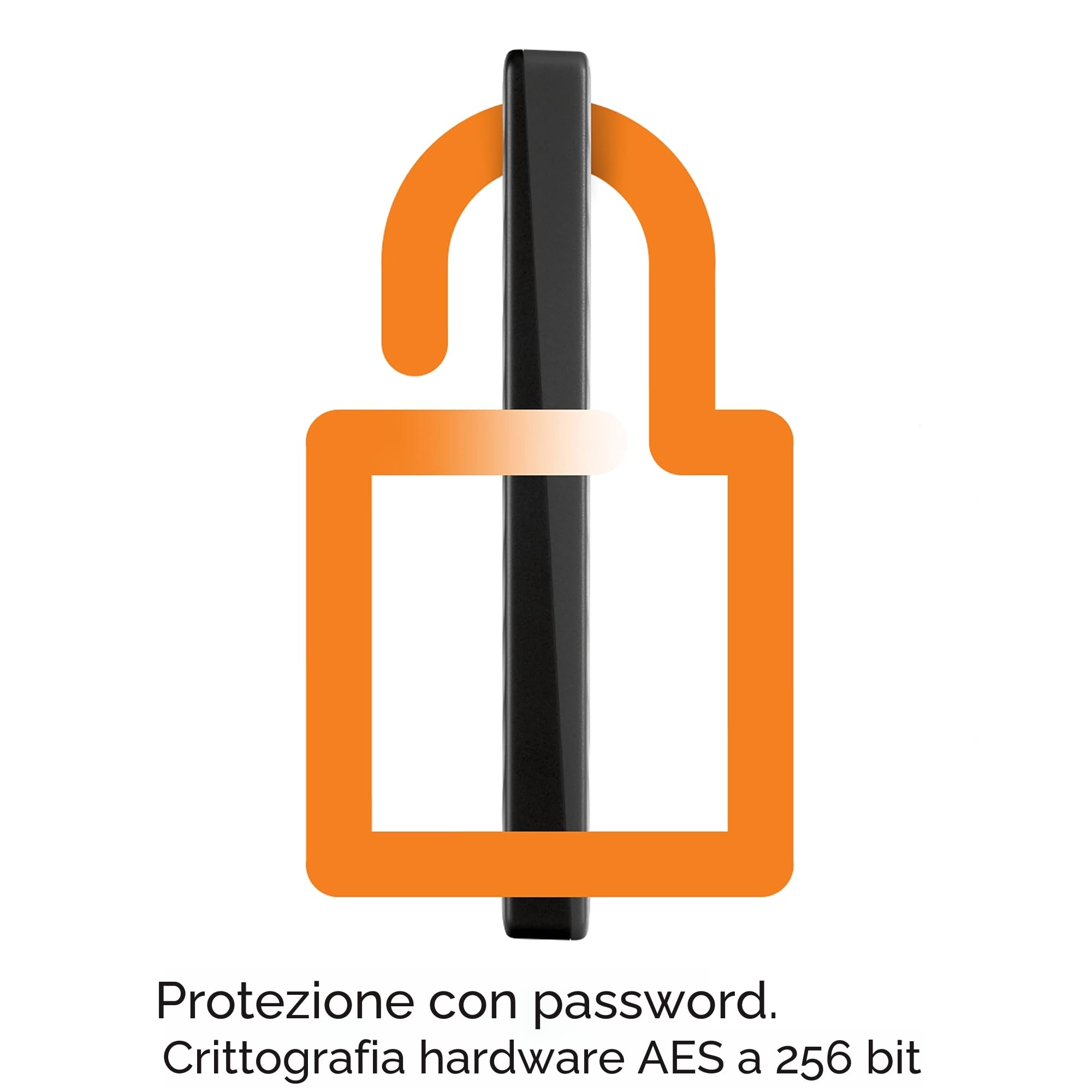 WD 4TB My Passport Hard Disk Esterno Portatile, USB 3.2 Gen 1/USB 3.0, Protezion con password, Software per la gestion e il backup, Formatto per Windows, ChromeOS and MacOS, Nero