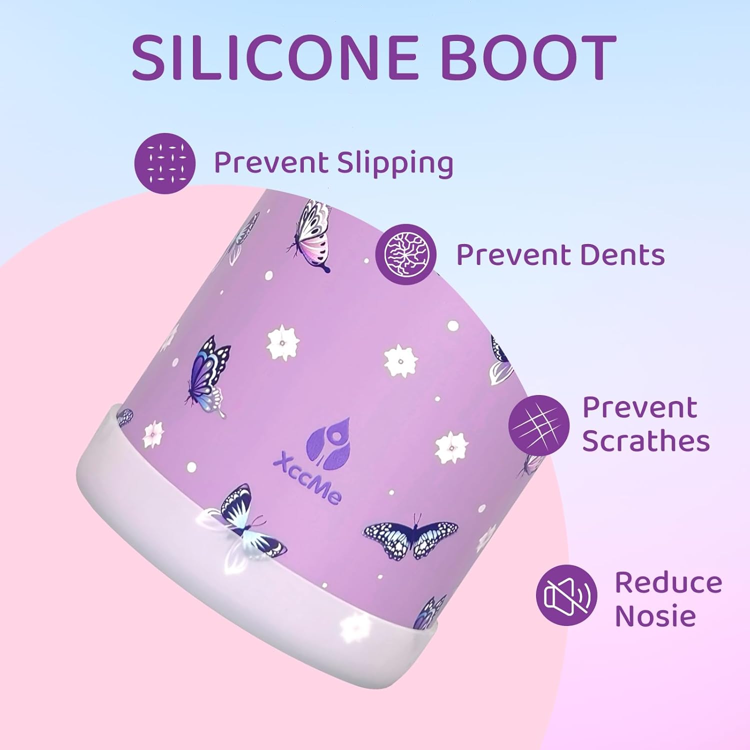 Butterfly 32 oz Insulated Water Bottle with Lid,Butterfly Stainless Steel Water Bottl with Flip Straw and Handle,Gifts for Women Girls Birthday Christmas,Leak Proof Metal Water Bottle - Image 5