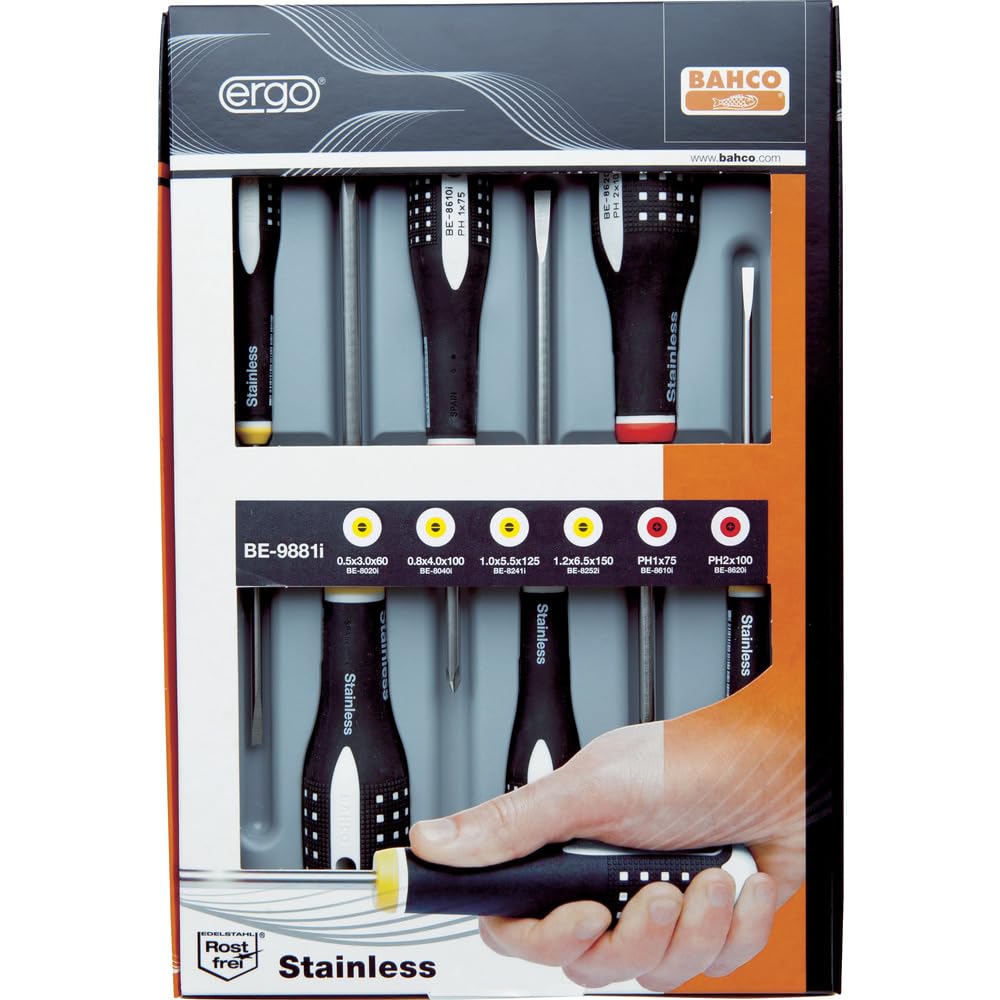 Juego 6 Desto. Ergo Inox Pl/​Ph