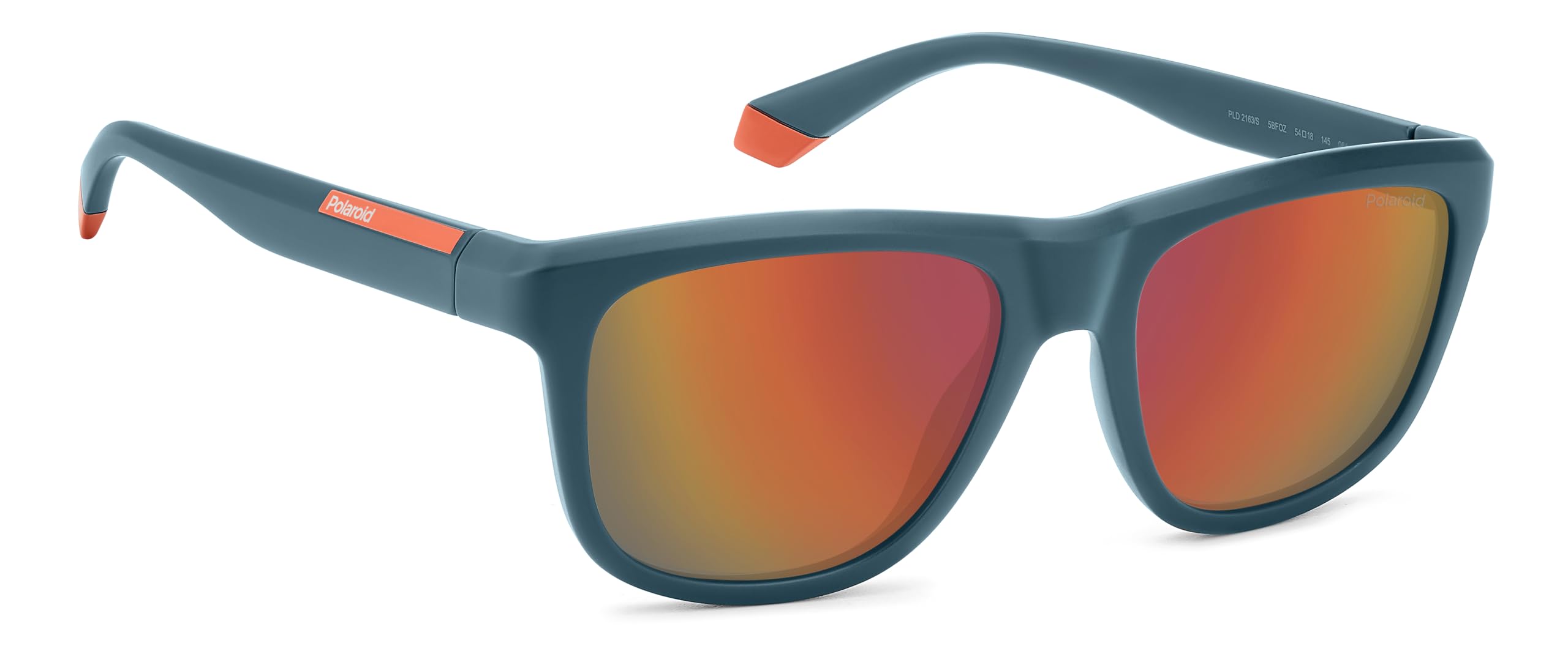 POLAROID Brille PLD 2163/S Größe 54-18 mm Matte Petrol/Eye size: 54 - Bridge size: 18
