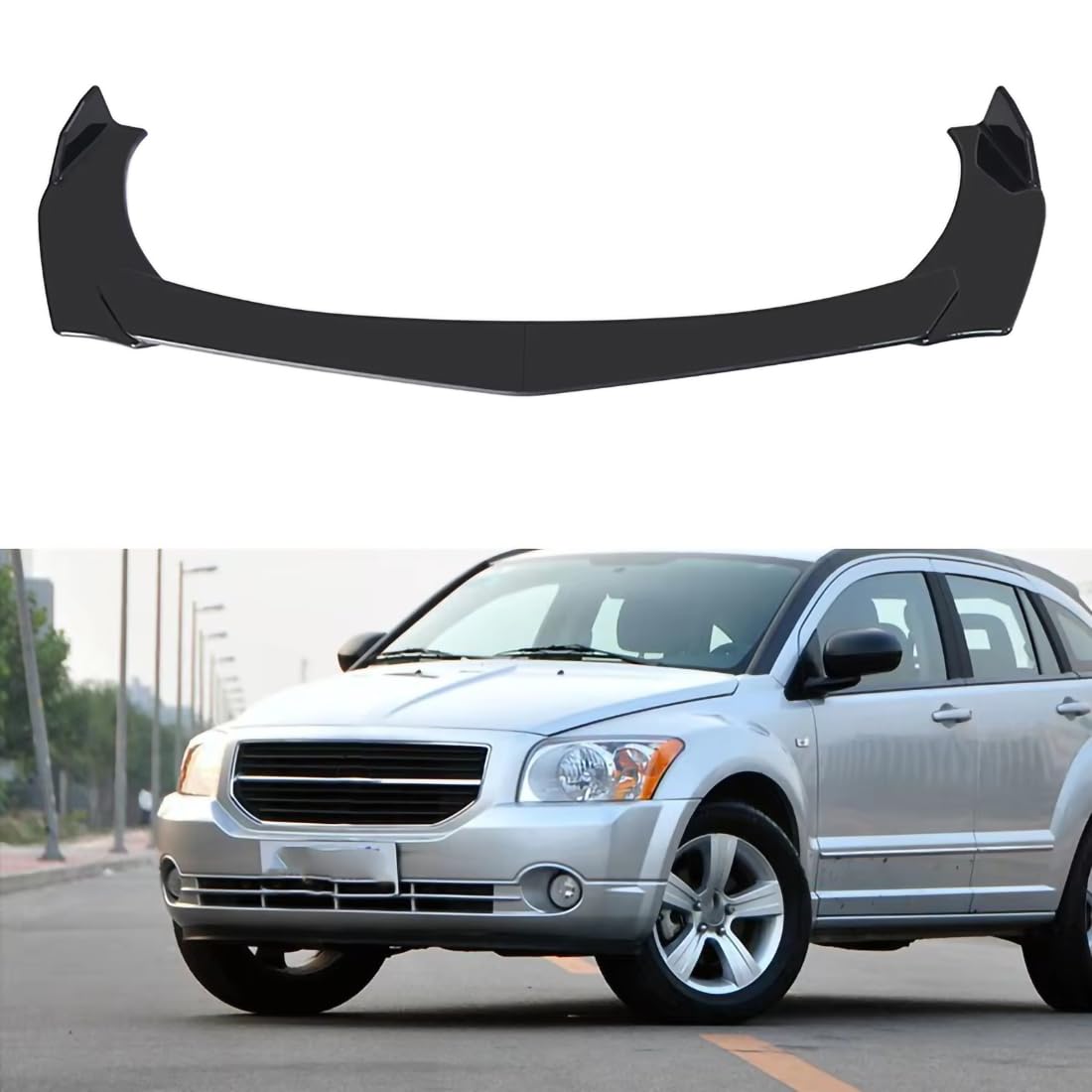 Lèvre de pare-chocs avant Dodge Caliber améliorant l'aérodynamisme du kit ABS
