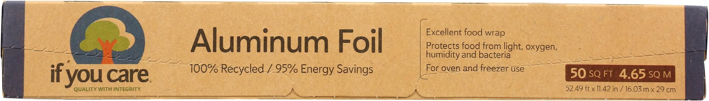 If You Care 100% Recycled Aluminum Foil - 50 FT