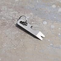 Vista 8 de EDC - Llavero de palanca de bolsillo multiherramienta, titanio, pequeño para llaveros