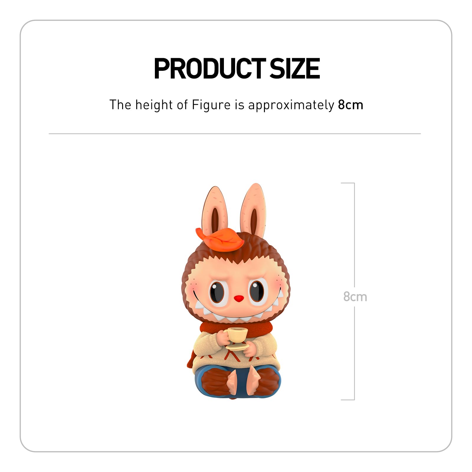 Amazon | 【POP MART 公式ストア】ZIMOMO Warm Sweater Figure labubu