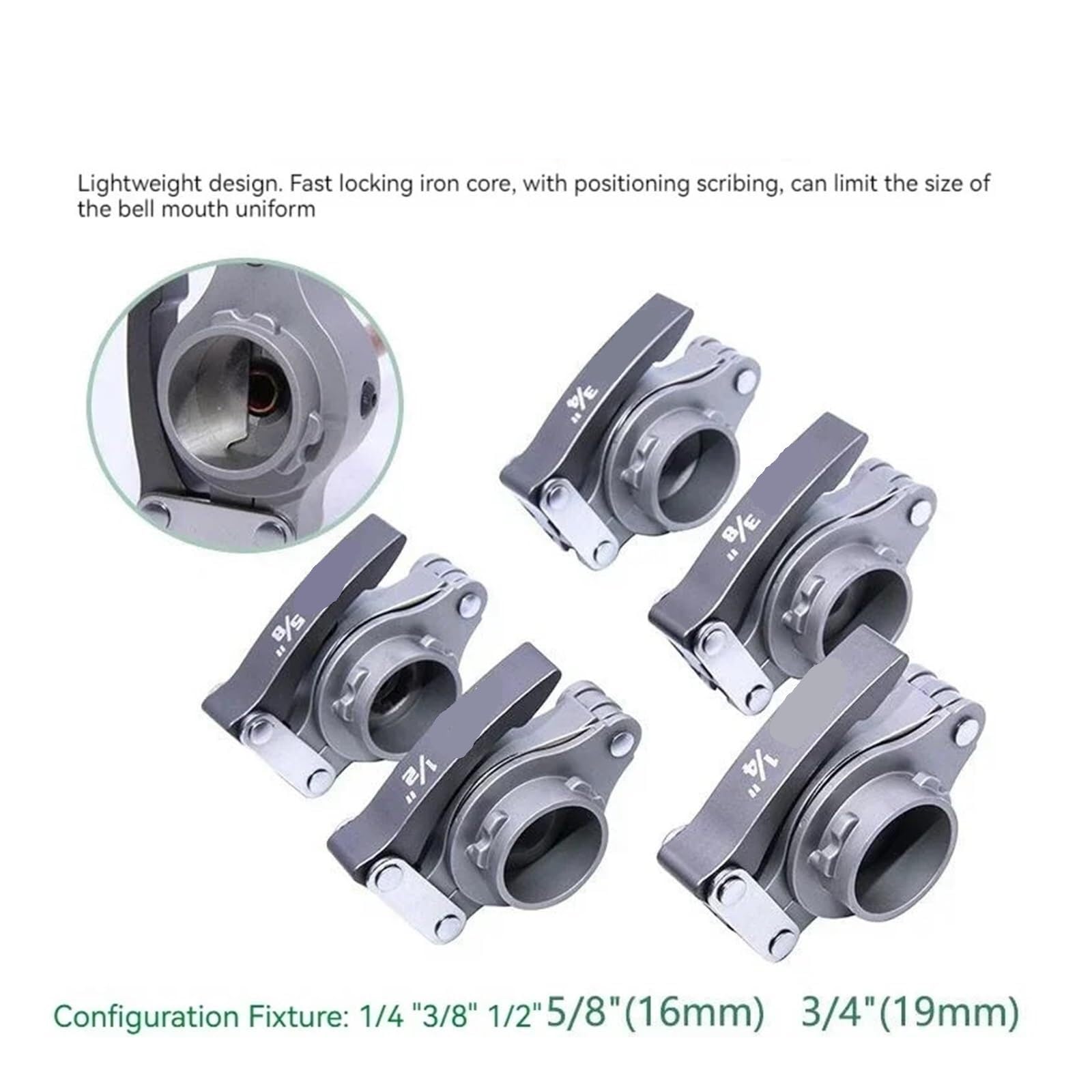 Hydraulische Crimpzange Kupferrohr-Expander-Set, Klimaanlage, Reibahle, Bördelwerkzeug für die Wartung