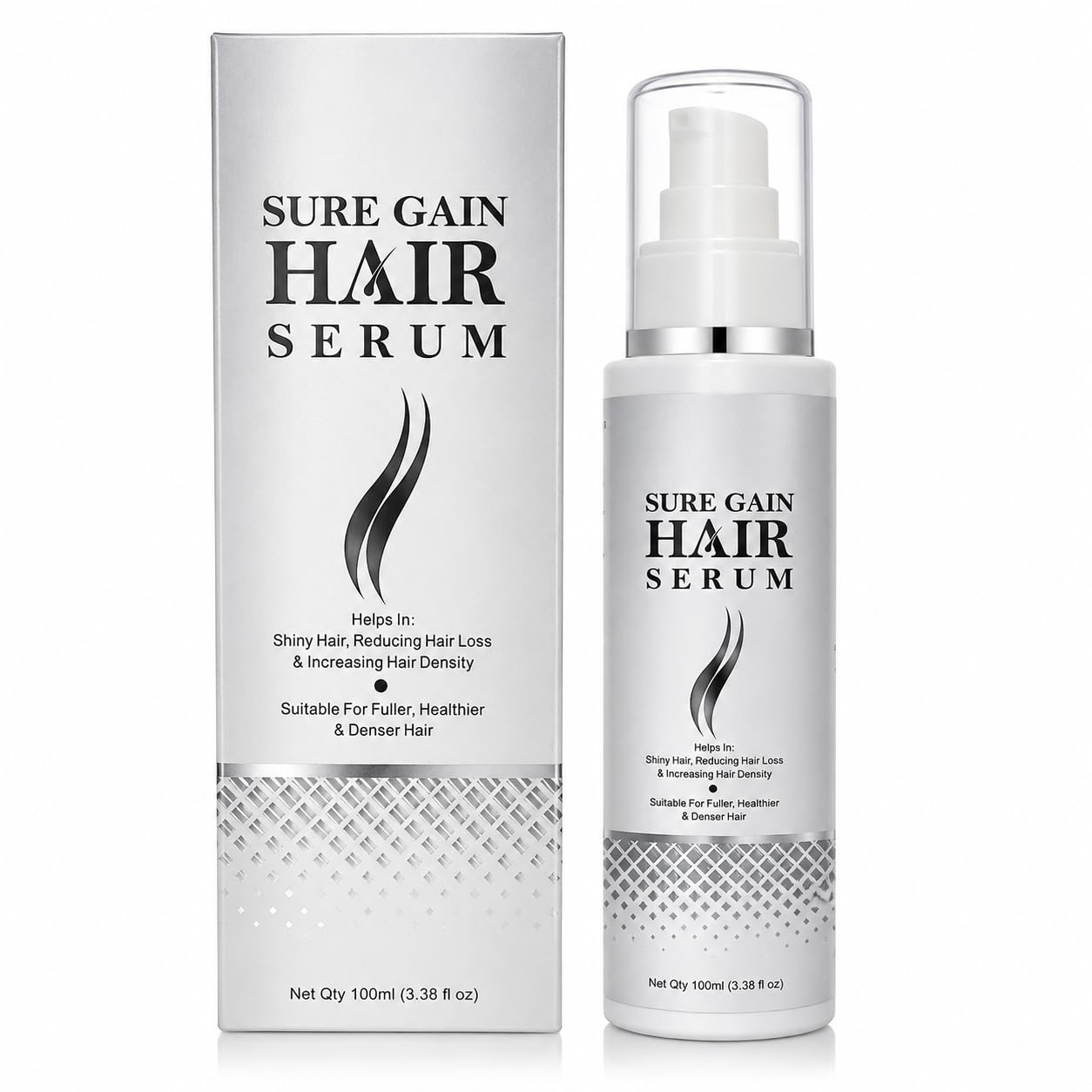 Sure Gain Serum for Men & Women | Supports Fuller, Stronger & Healthier Looking Strands | Helps Reduce Breakage & Improve Density Appearance | Lightweight Non-Sticky Daily Care Formula | 100ml-image-33