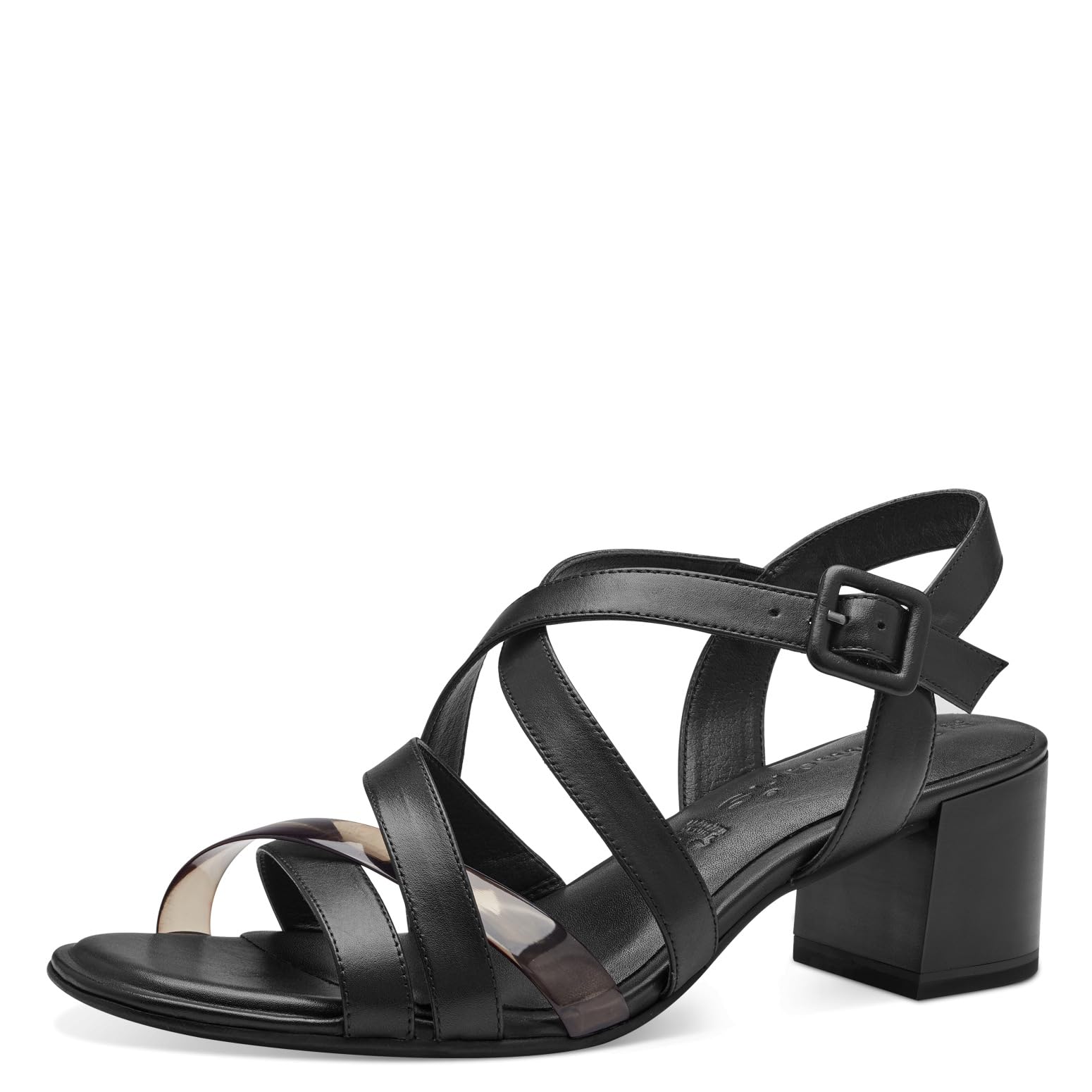 Tamaris Sandals 1-28004-42 Wide, black, 3.5 UK