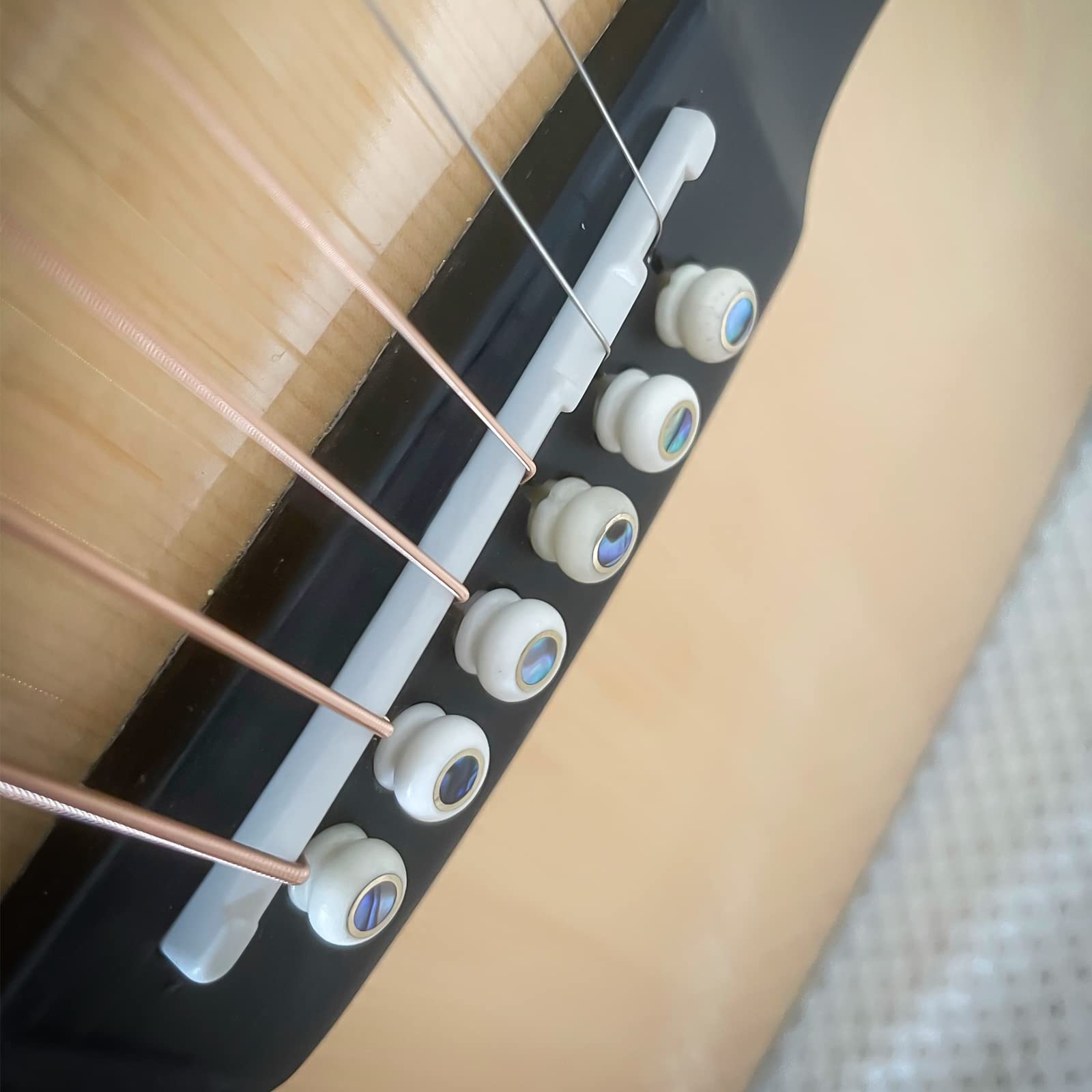 Amazon | 【Charming Decoration】ギターアクセサリー 弦溝加工済み