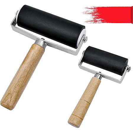TMISHION Brayer En Caoutchouc Rouleau D'impression De 20 Cm En