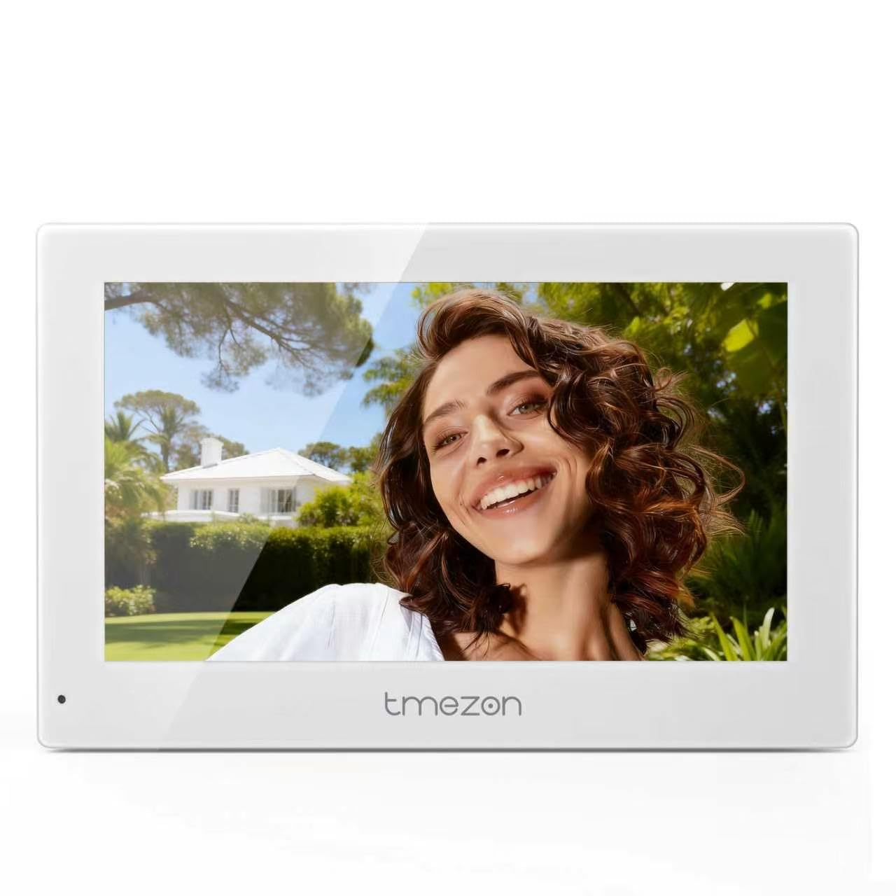 TMEZON Y70 Écran Tactile Moniteur 7 Pouces pour Vidéo Interphone Visiophone Connecté Filaire 2 Fils, Blanc | Écran Tactile 7", Visiophone Connecté, Résolution HD, Installation Murale, Sécurité Maison