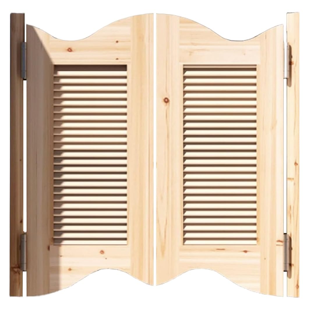 Porte de café bois massif pour séparation cuisine et salon