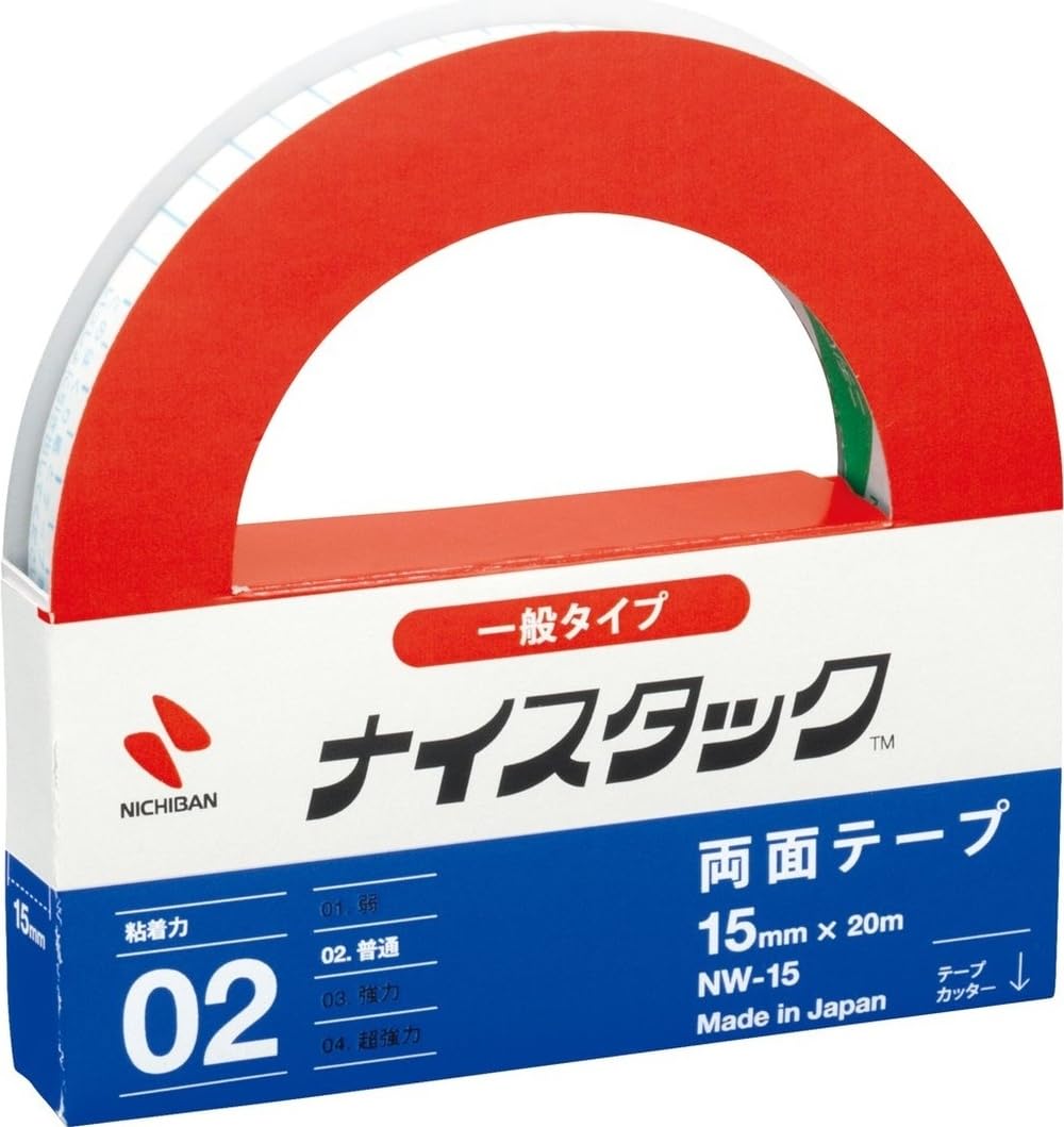Amazon | ニチバン 両面テープ ナイスタック (一般) 15mm×20m NW-15
