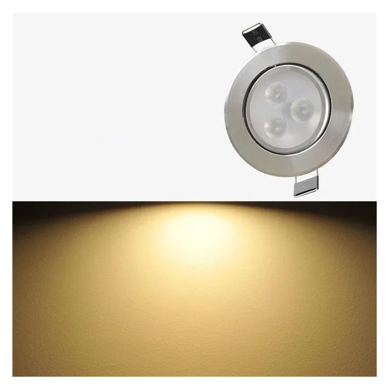 Genérico CRI 98 luces empotradas LED regulables integradas 3W6W10W14W18W24W lámpara de techo alta potencia antideslumbrante AC90-260V