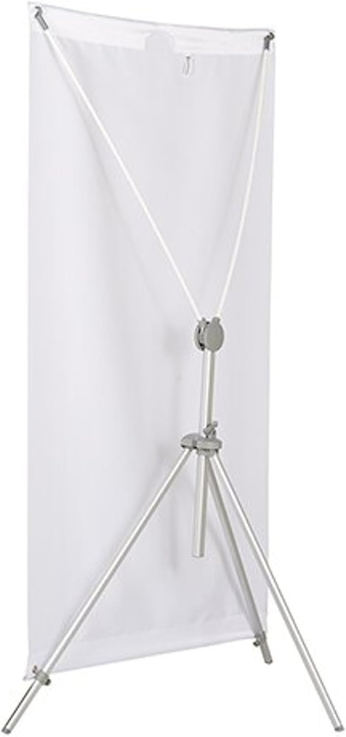 Christian Brands Adjustable Church Banner Stand – Aluminum Plastic Fits 23" to 36" Wide × 60" to 72" High