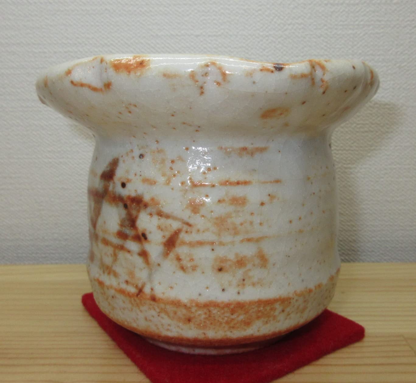 送料込【逢絢亭】茶道具 火入 美濃焼 志野 加藤光右衛門 共箱入り Amazon｜【逢絢亭】茶道具 火入 美濃焼 志野 加藤光右衛門 共