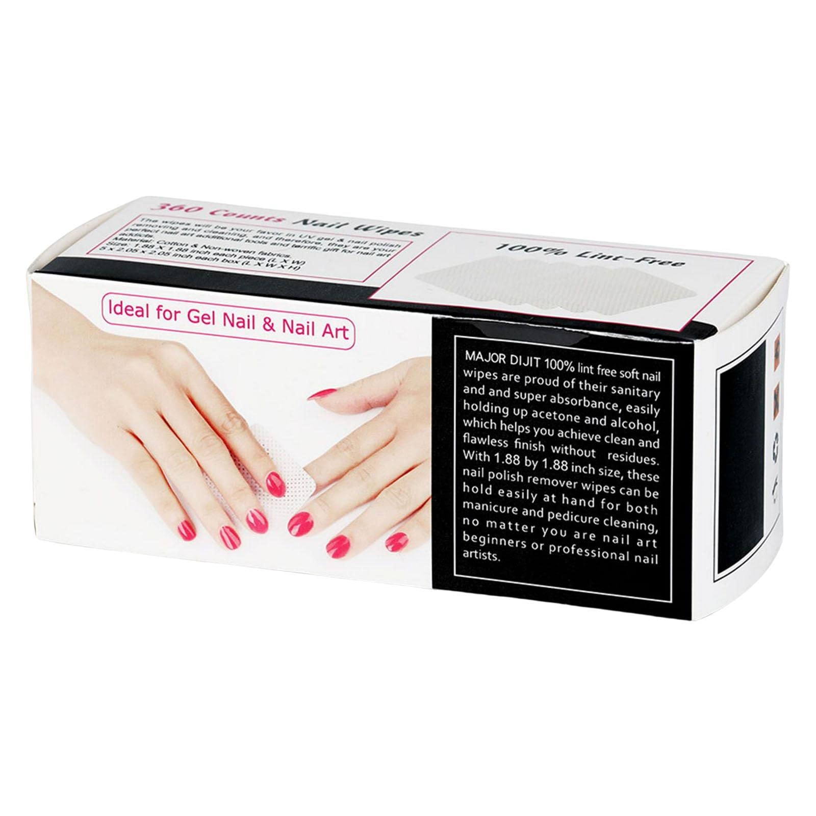 No Lint Nail Wipes Eyelash Extension Glue Nail Wipes Soft 360 Sheets-picture-15
