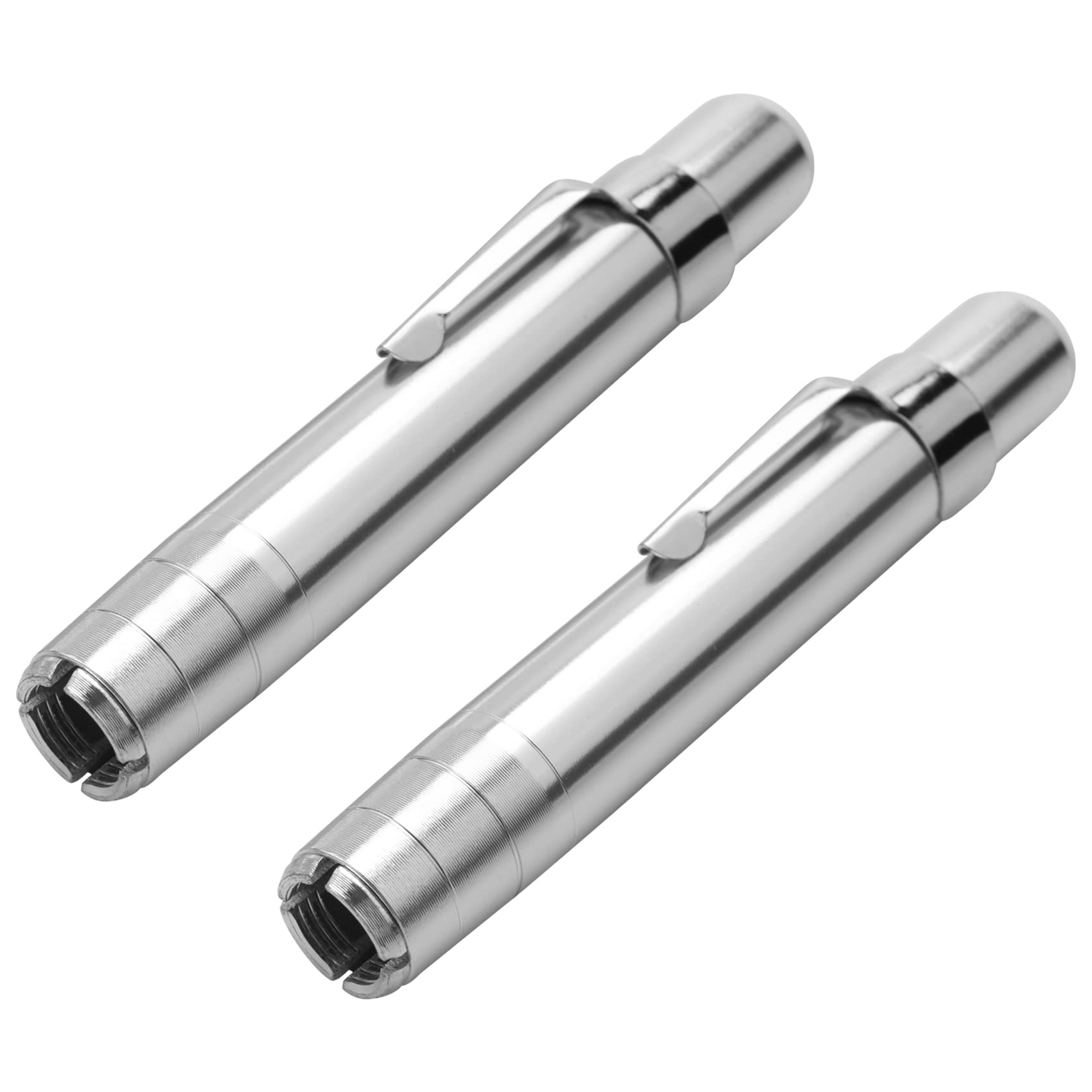 2 PCS Silver Aluminum Alloy Chalk Holder