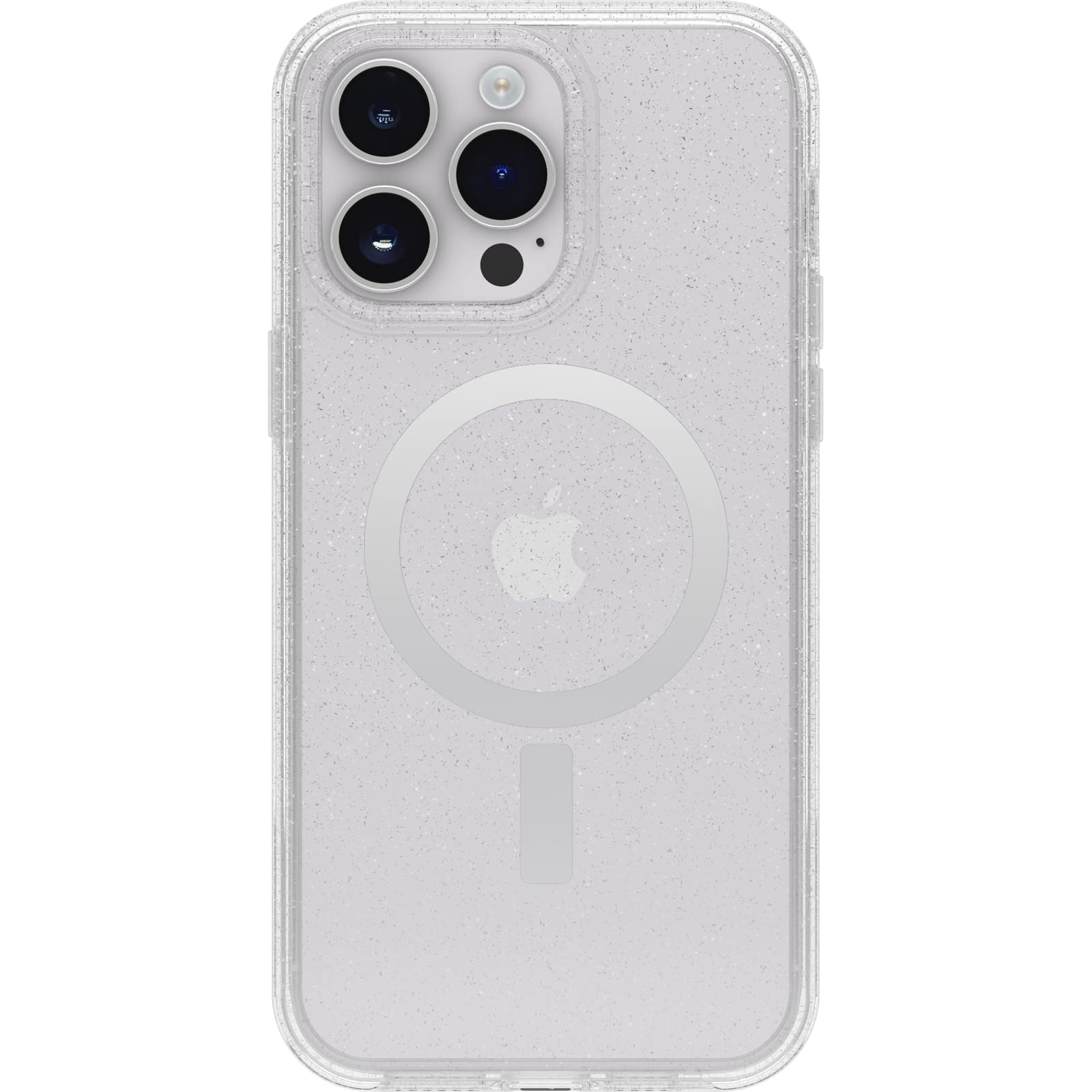 OtterBox Cover per iPhone 14 Pro Max Symmetry+ Clear per MagSafe, resistente a shock e cadute, sottile, testata 3x norme MIL-STD 810G, protezione antimicrobica, Stardust