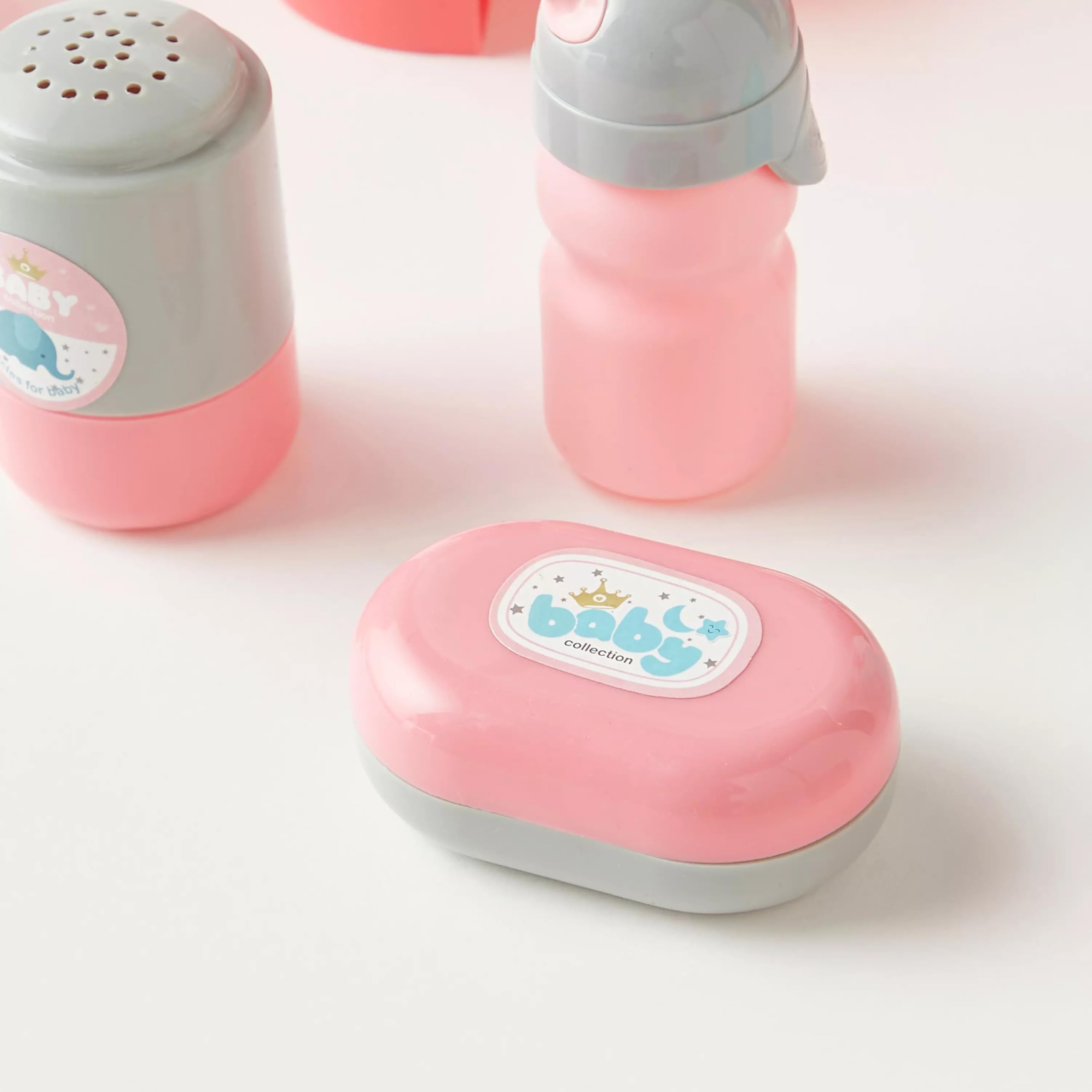 Bambola che Beve e Fa Pipì Parlante con Specchiera Luminosa Sonora Lavandino con Acqua Funzionante Accessori Bagno Vasino Toilette Musica 10 Suoni Gabinetto Bambolotto cm 35 con Specchiera Deluxe