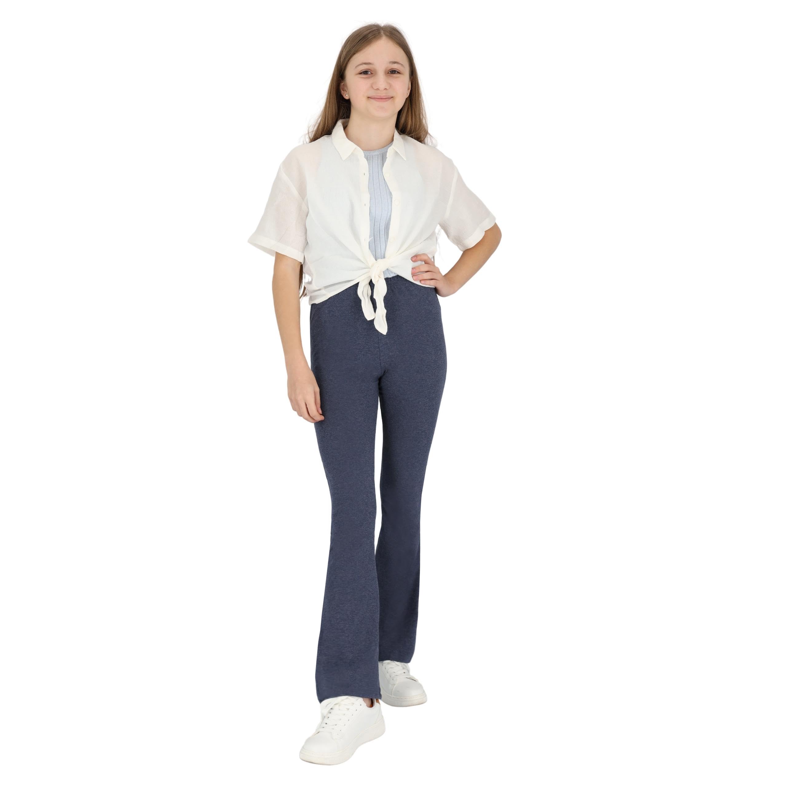 Pantalons évasés à bas évasés contre l'inconfort enfant - 8