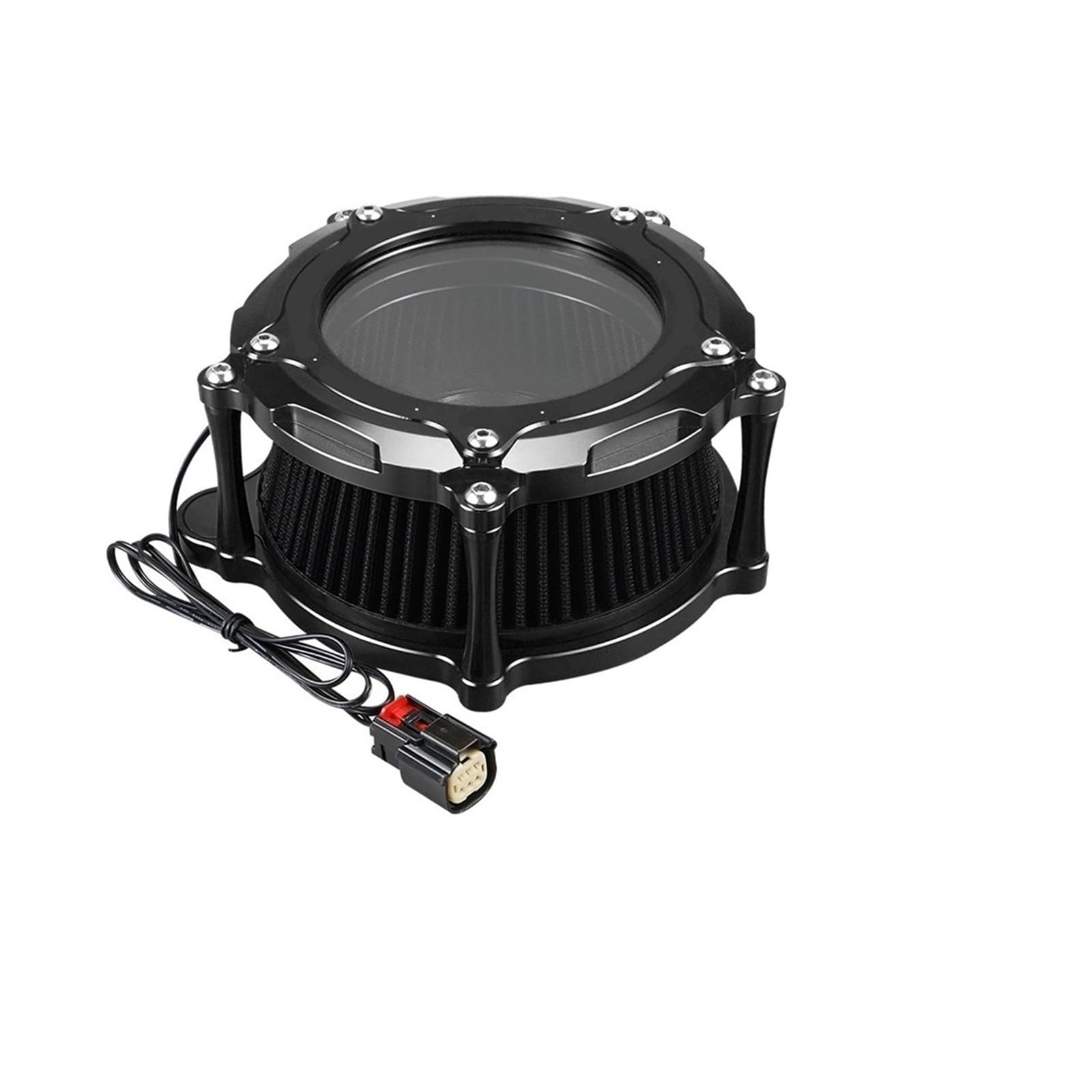 Pianka Filtr Powietrza Pasuje do Harley Touring Street Glide Road/Special Filtr wlotu powietrza Road King Electra Ultra Limited(Black)