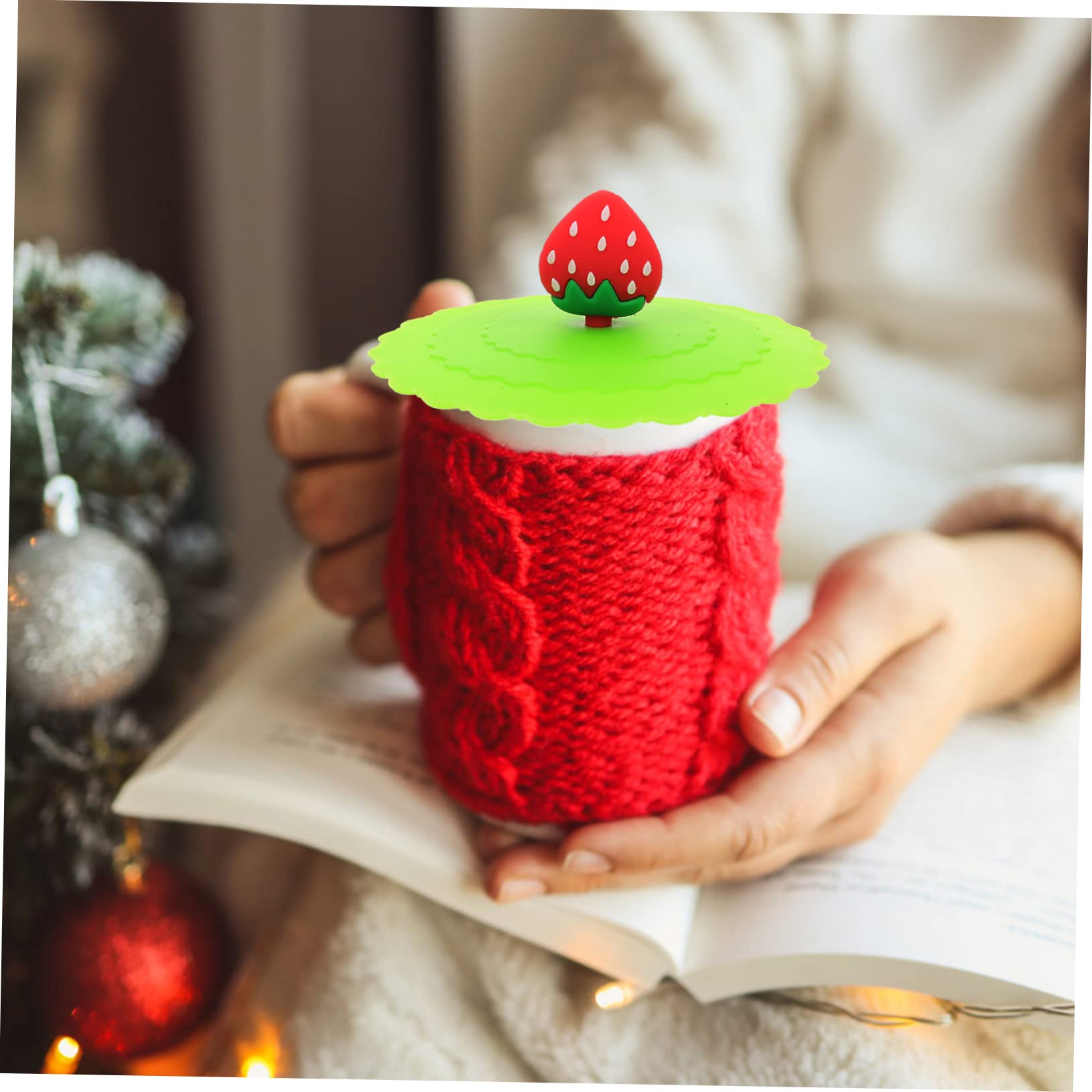 2 Pcs Couvercles De Tasse En Silicone En Forme De Tournesol Pour Boissons Chaudes Froides Micro Ondes Cong Lateur S R Th I Re Herm Tiques Maison Bureau Cam