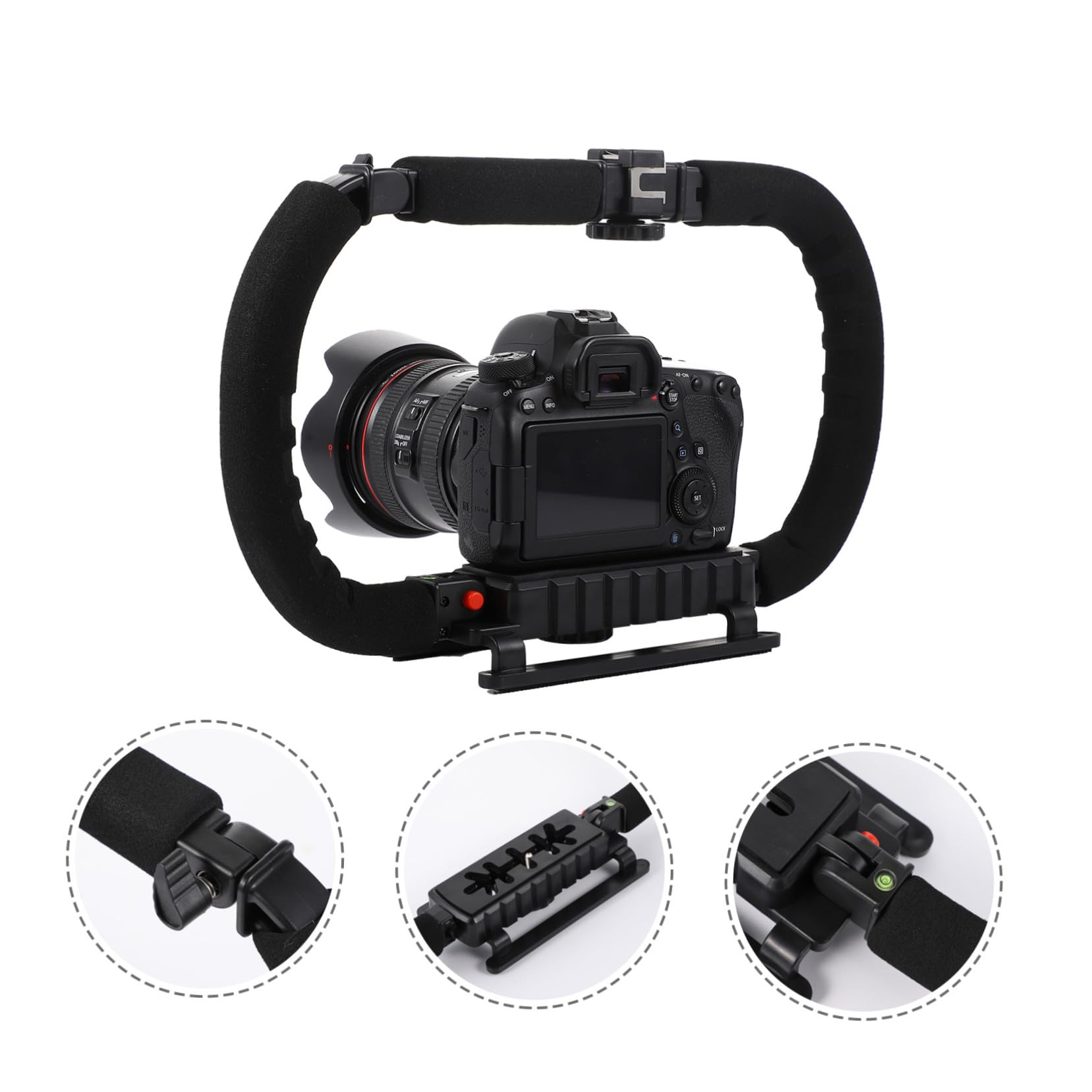 U Rig Pieghevole Stabilizzatore per Fotocamera Impugnatura