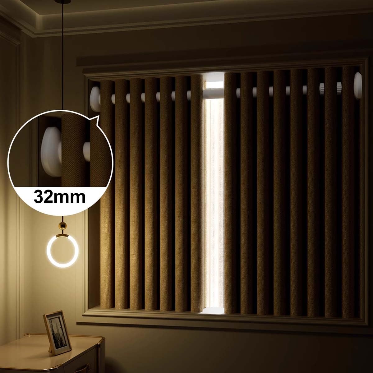 Verstellbare Duschvorhangstange, ohne Bohren, ausziehbare Gardinenstangen für Badezimmer und Fenster, 3,2 cm Durchmesser, einfache Installation, Weiß (410500 cm)