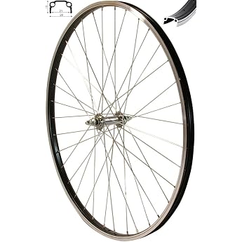 Redondo 28 Inch Front Wheel Balance Bike 28 Inch Box Rim Aluminium Black