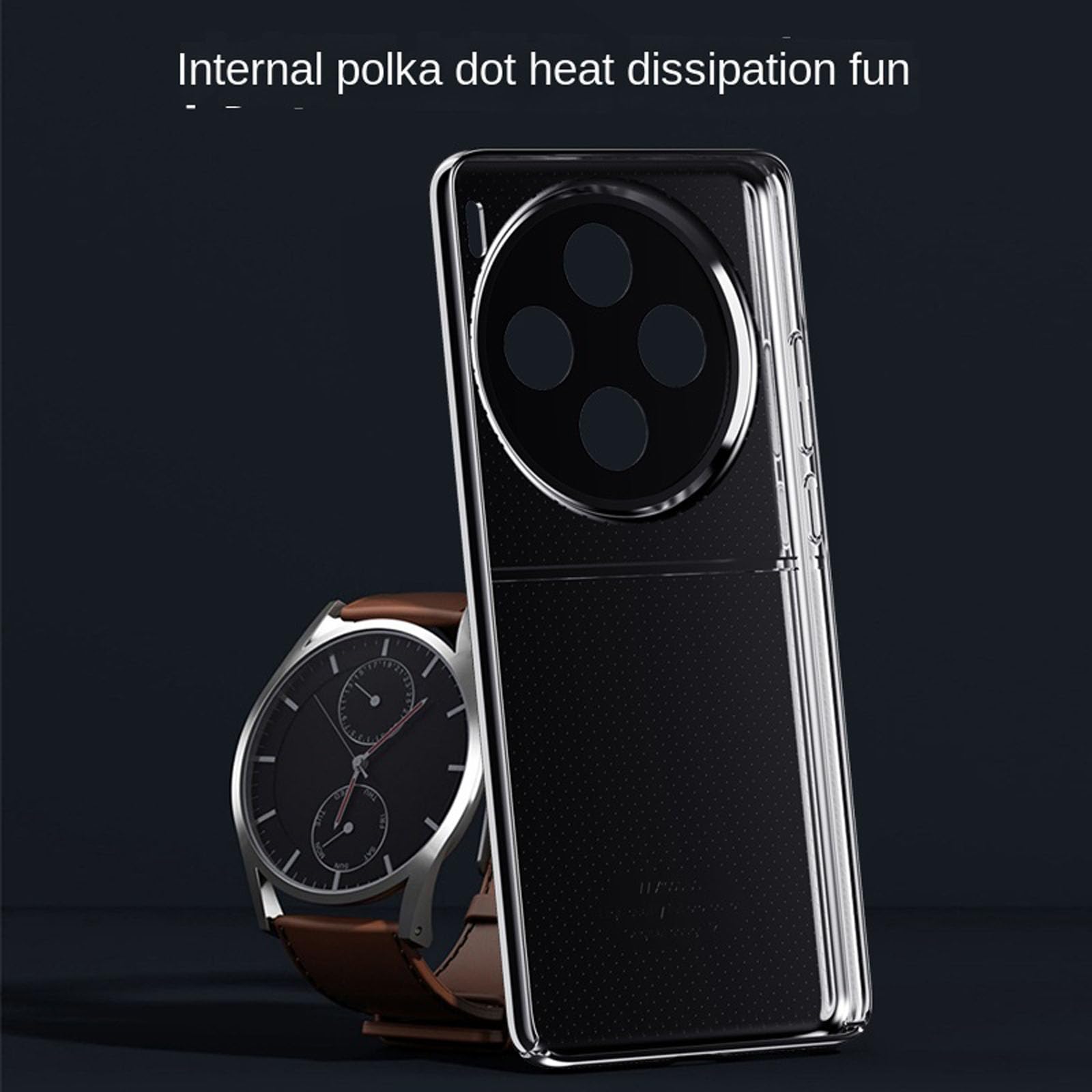 Amazon | Vivo X100 Ultra用ケース、プレミアムレザースリム電気メッキ