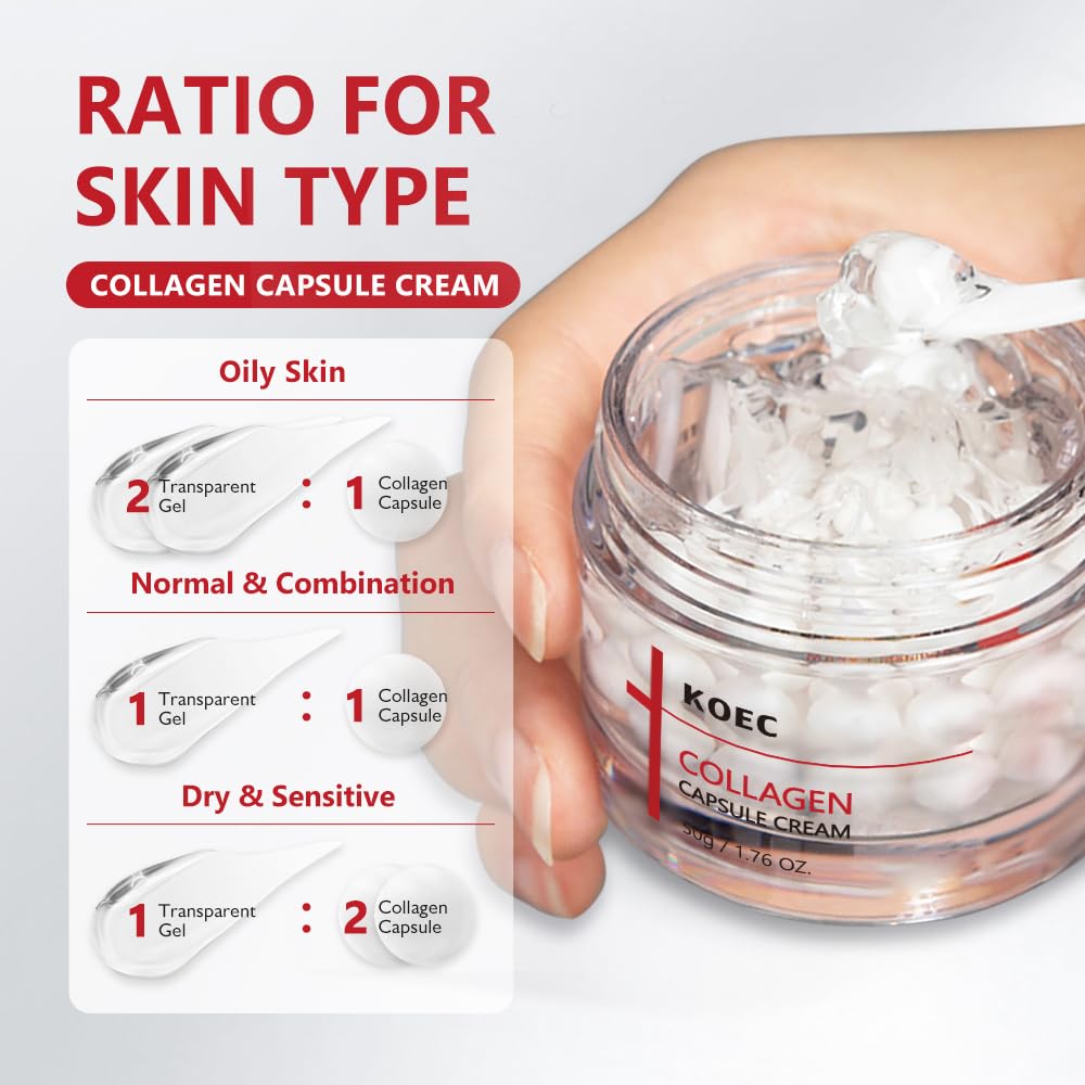 Amazon.com: KOEC Deep Triple Collagen Capsule Cream,Face
