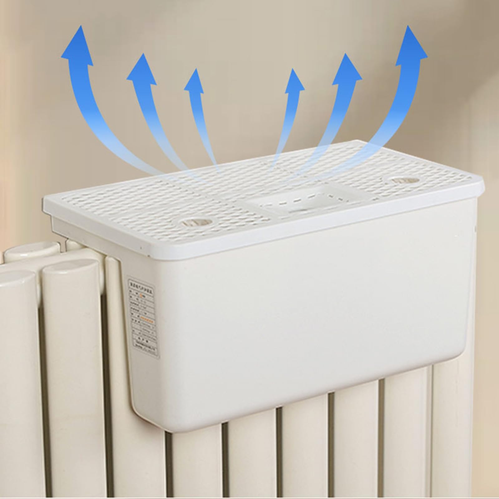 Umidificatore Termosifoni per Casa, Umidificatore Evaporatore Termosifone, Umidificatore per Radiatore Non Richiede Elettricità, Facile da Installare,Right Water Level Window 34cm