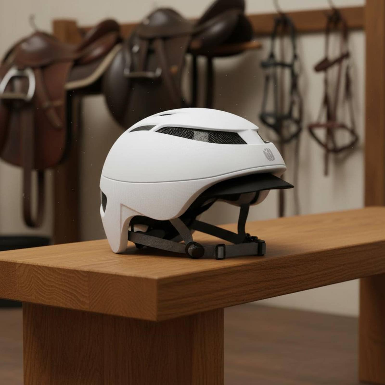 Casco da Equitazione Adulto Casco Bici Pattinaggio Protezione Testa Traspirazione Elevata PC Calzata Sicura Regolabile per Adulti Adatto per, Nero Opaco, XL62-65cm