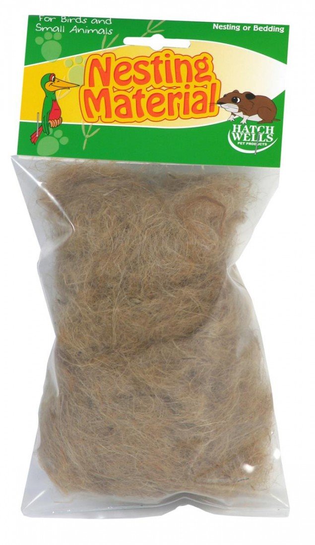 Hatchwell 5024703009097 Bird Nesting Material Breeding Bedding, Brown