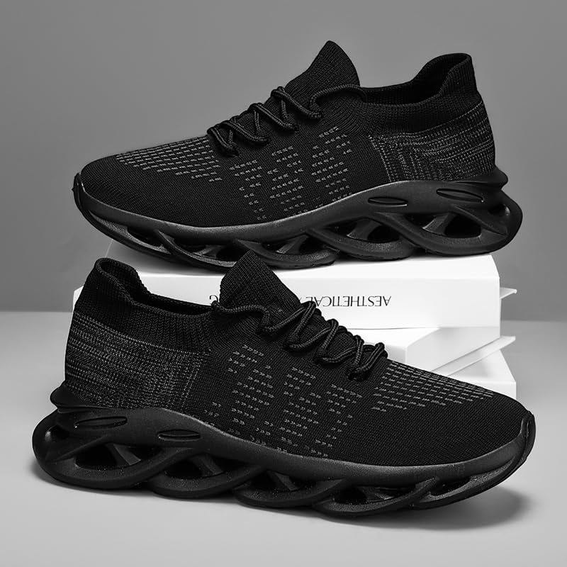 Image of Men Running Shoes Men's Tennis Shoes Lightweight Breathable Fashion Sneakers Non Slip Workout Gym Shoes for Running