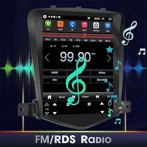 Miniatura 7 de Android 13.0 Estéreo de coche doble DIN para Chevy Cruze 2009-2015 9.7 pulgadas HD pantalla táctil audio multimedia receptor con Carplay Android