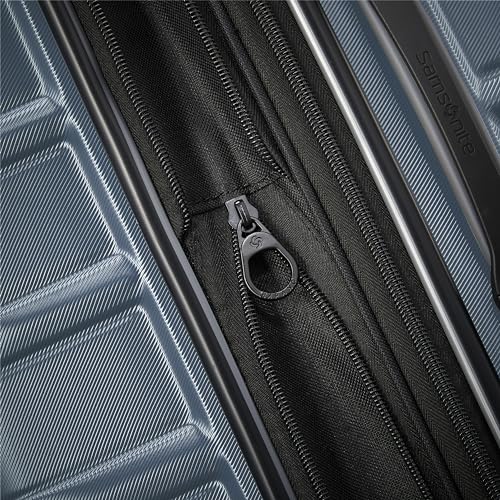 Image of Samsonite Omni 2 Hardside Expandable Luggage with Spinner Wheels, Slate Blue, 2-Piece Set (Carry-on /Medium), Omni 2 Hardside Expandable Luggage With Spinner Wheels