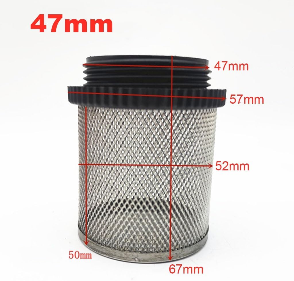 Pipeline Filter Inline Mesh Screen - Stainless Steel Filter for Garden Irrigation and Aquarium Water Pumps, Male Thread, Compatible with 1/2”, 3/4”, 1”, 1-1/2”, 2”, 3”, 4”