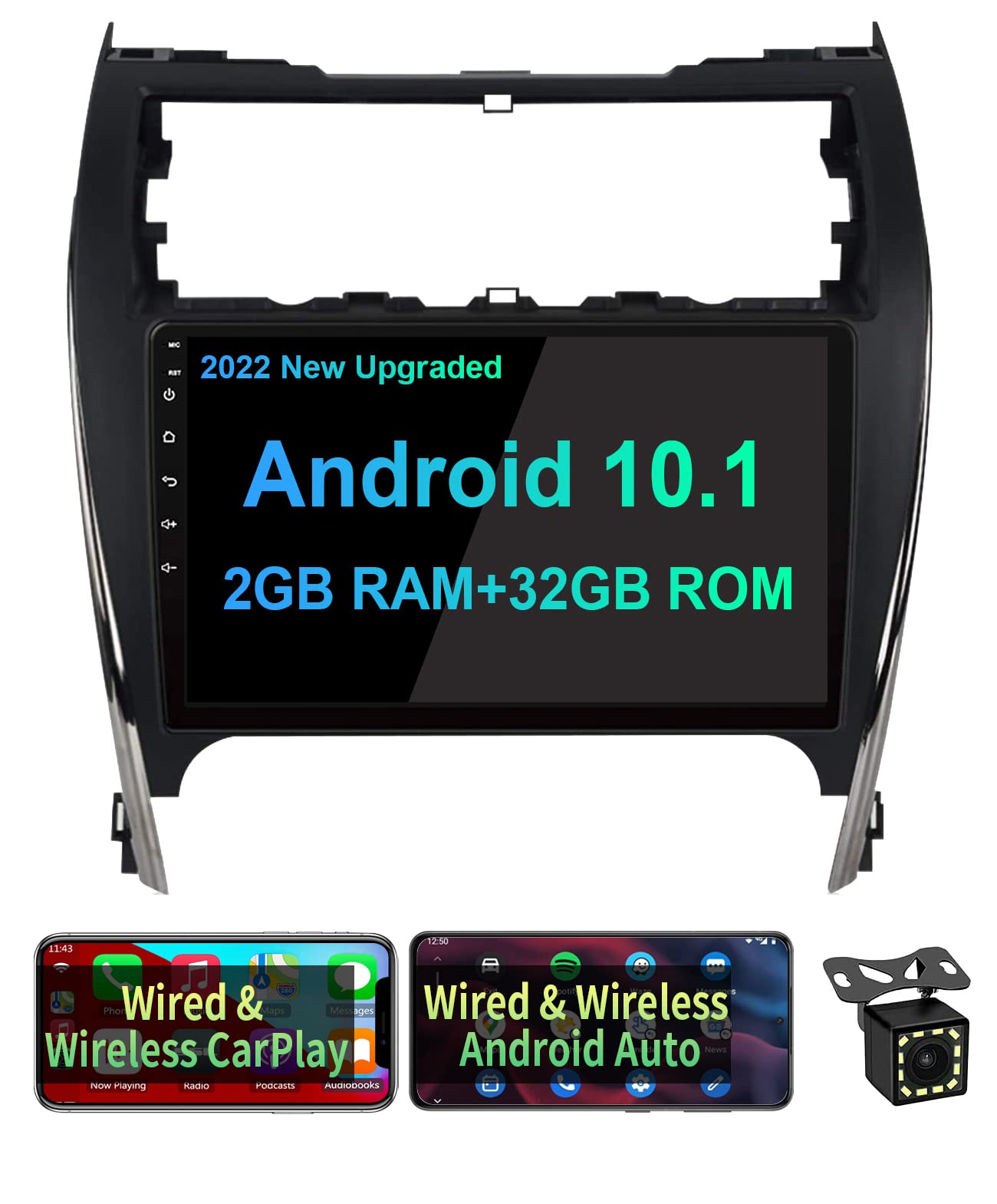 Buy Wizanic 2+32GB Android 10.1 Car Radio for Toyota Camry 20122014