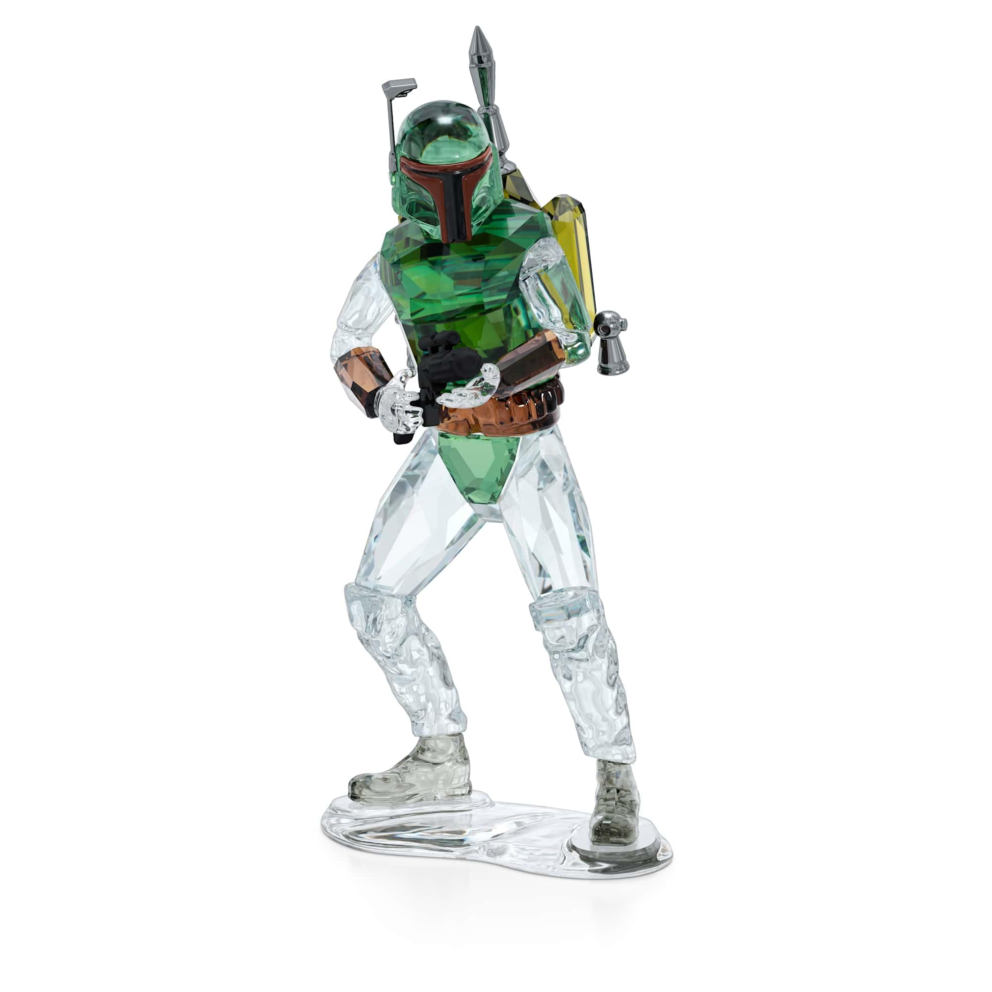 スワロフスキー クリスタルフィギュア スターウォーズ ボバ・フェット 置物 Amazon.com: Star Wars Boba Fett : Home & Kitchen