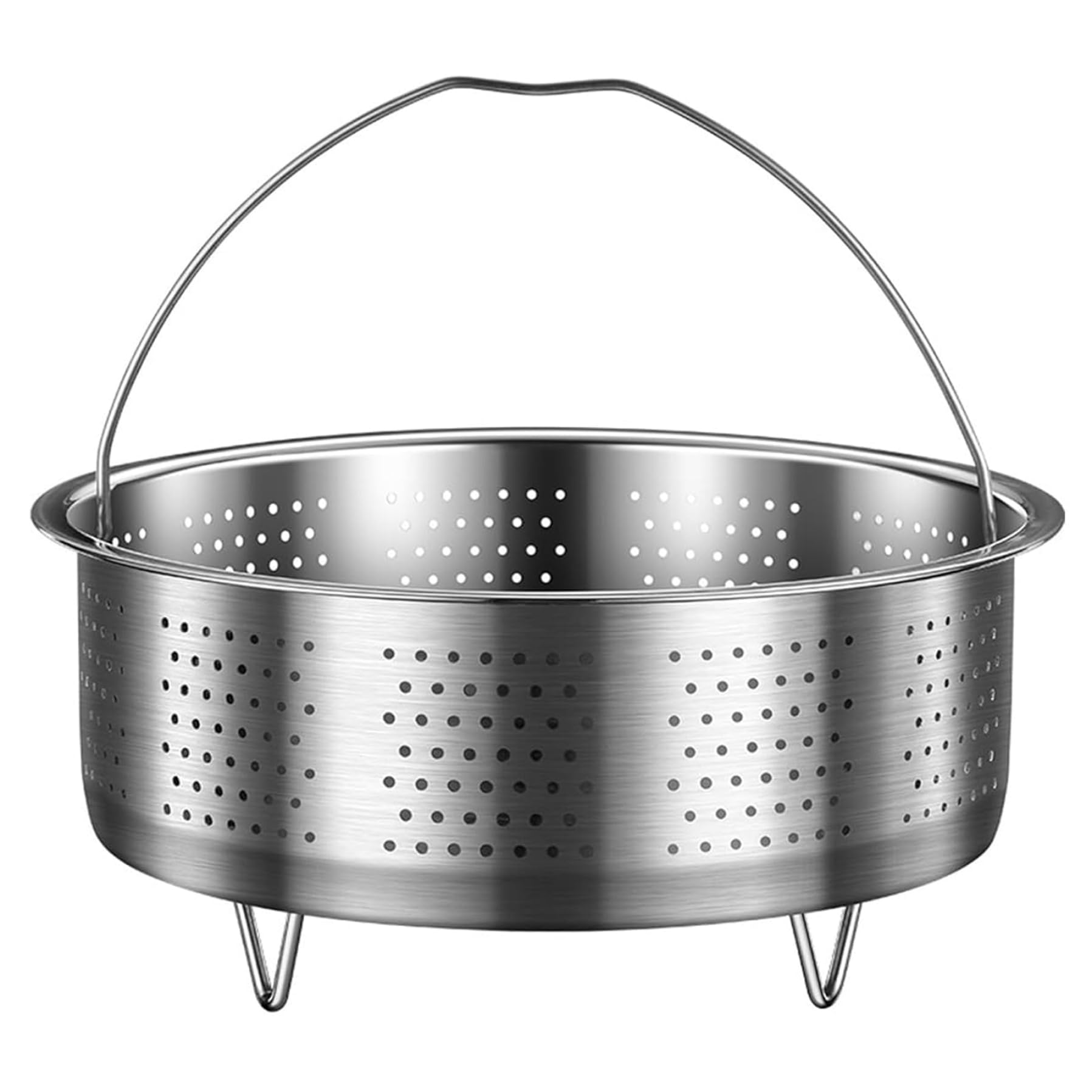 Cesta de acero inoxidable ideal para cocinar arroces y verduras sanas en familia