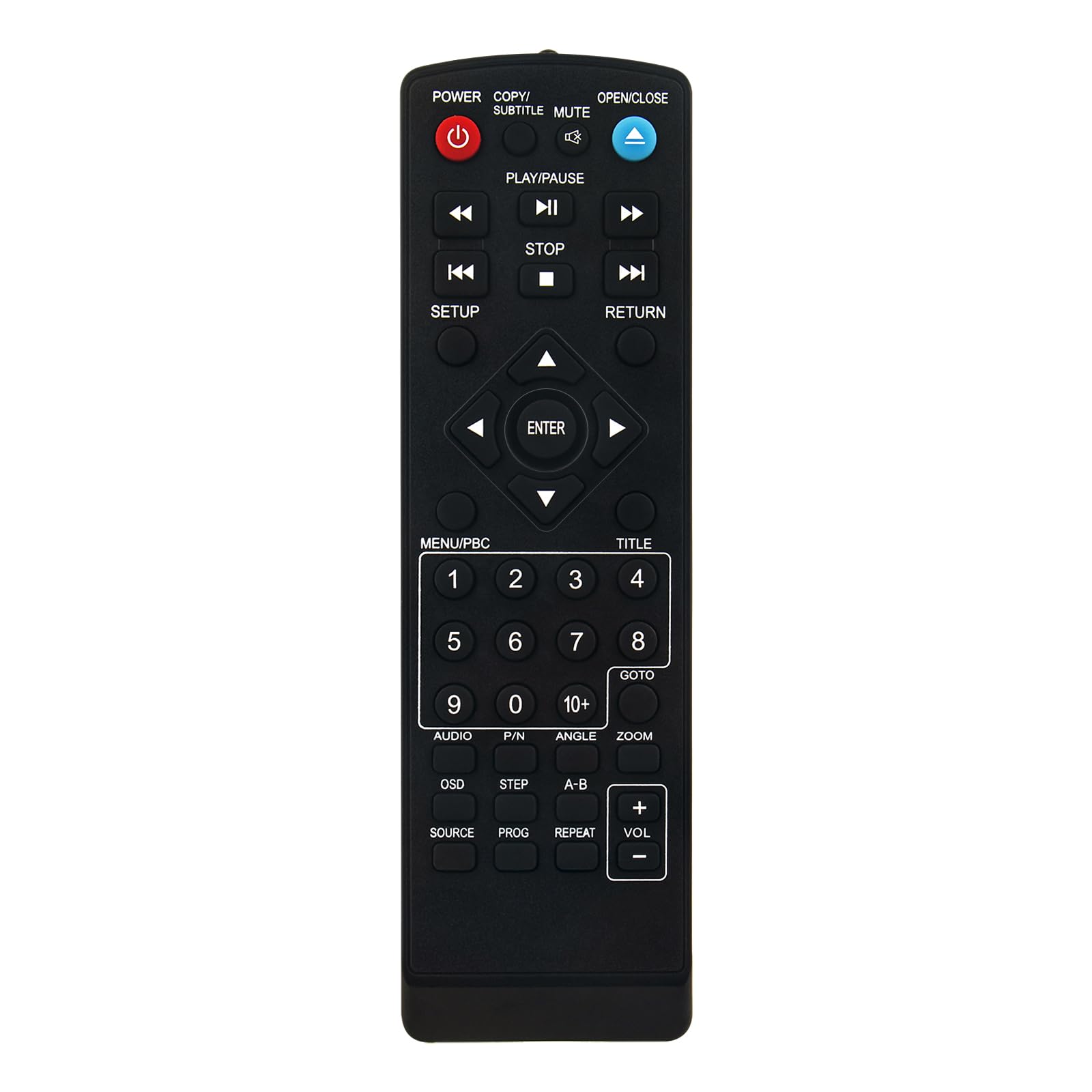 Replace Remote Control fit for Impecca DVHP9109 Compact DVD Player