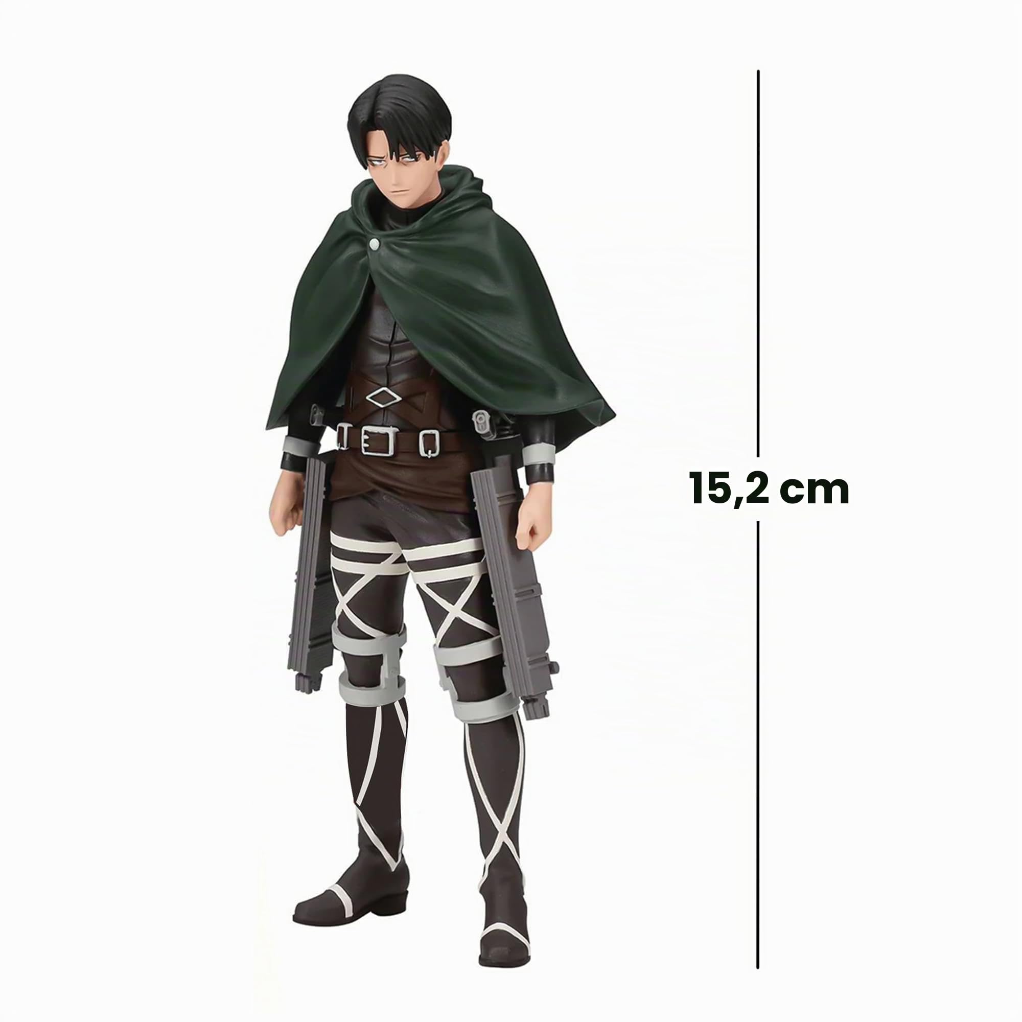 Banpresto Figura Levi Attack On Titan The Final Season, Multicolor BP17960 (198763)