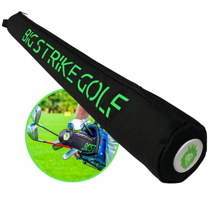 Buy Big Strike Golf Beer Sleeve for Golf Bag. Fits 7 Cans, Fully