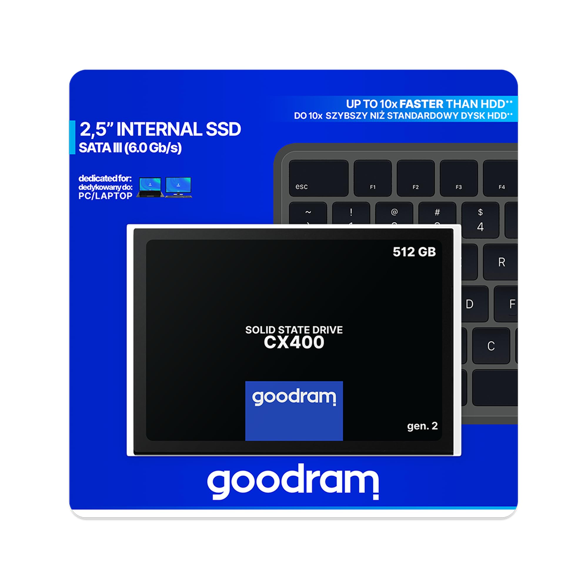 Amazon.com: GOODRAM CX400 512GB 2.5 Inch, Sata 3 Interface, Read